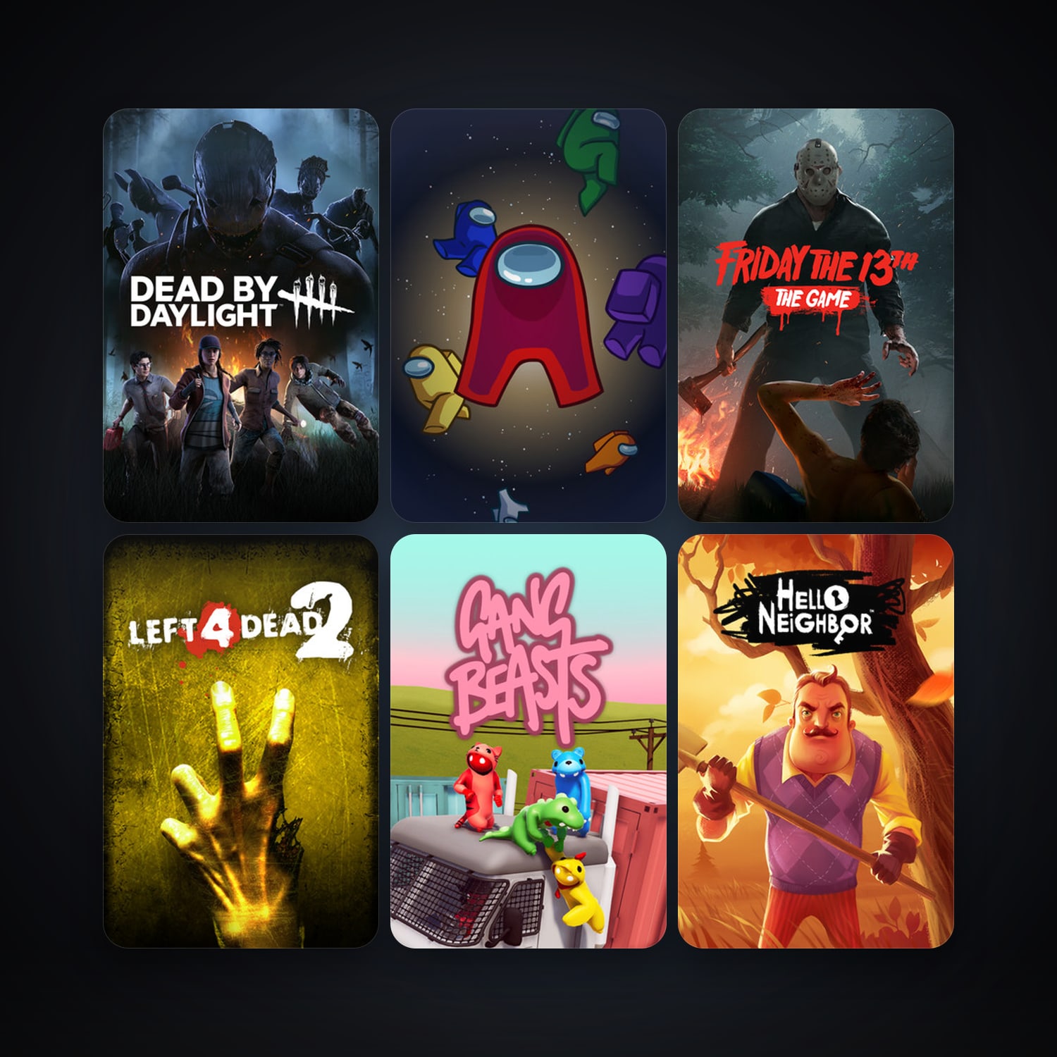Left 4 Dead 2 + Gang Beasts, 48 games, Steam 10, clean — HabibiAccounts