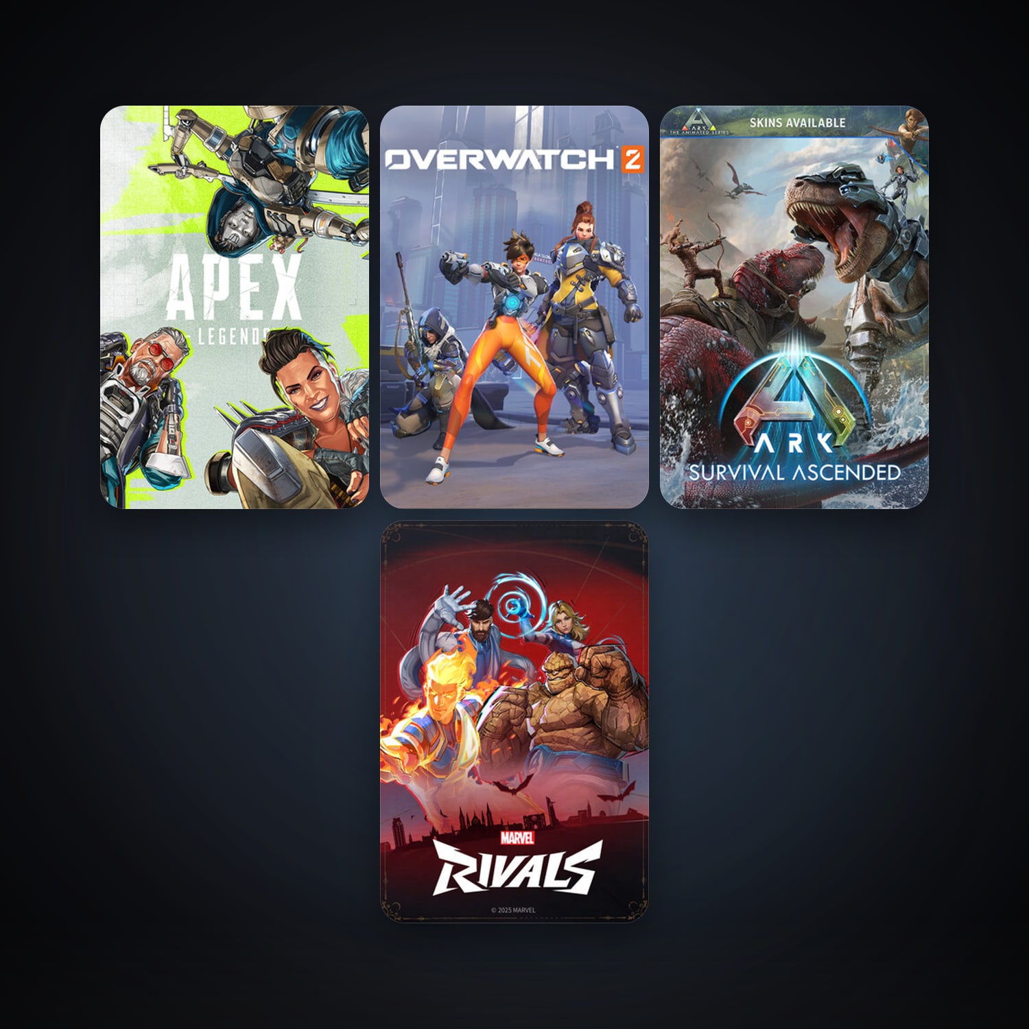 Apex Legends + Overwatch 2, 6 games, clean — HabibiAccounts