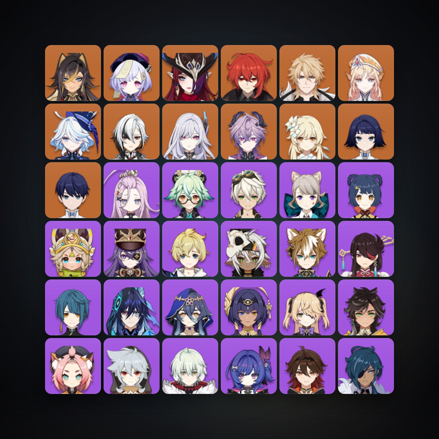Genshin Impact | AR 58 | 58 Chars | 10× 5★ — HabibiAccounts