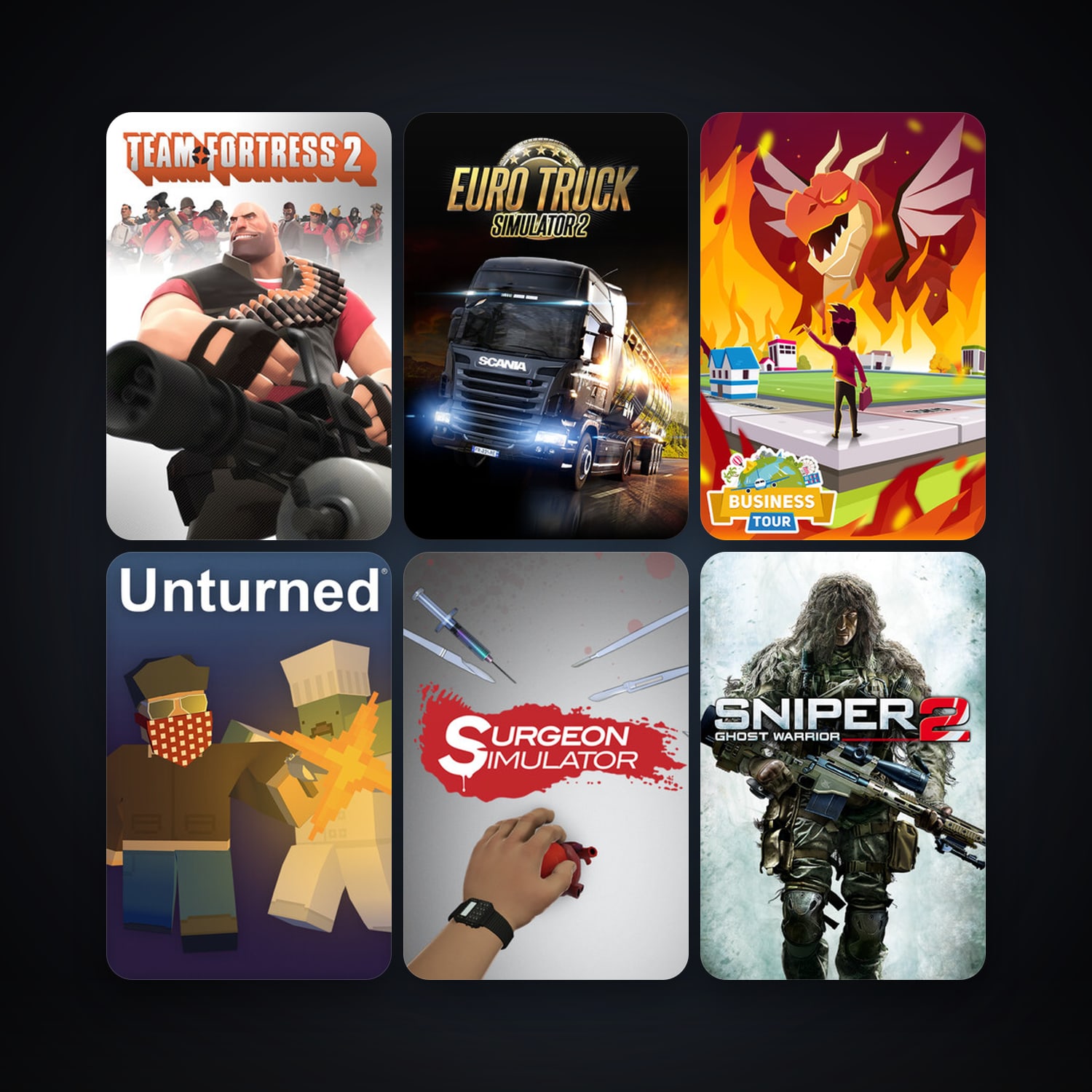 Team Fortress 2 + Free CS2 (No Prime), 11 games, Steam 12, clean — HabibiAccounts