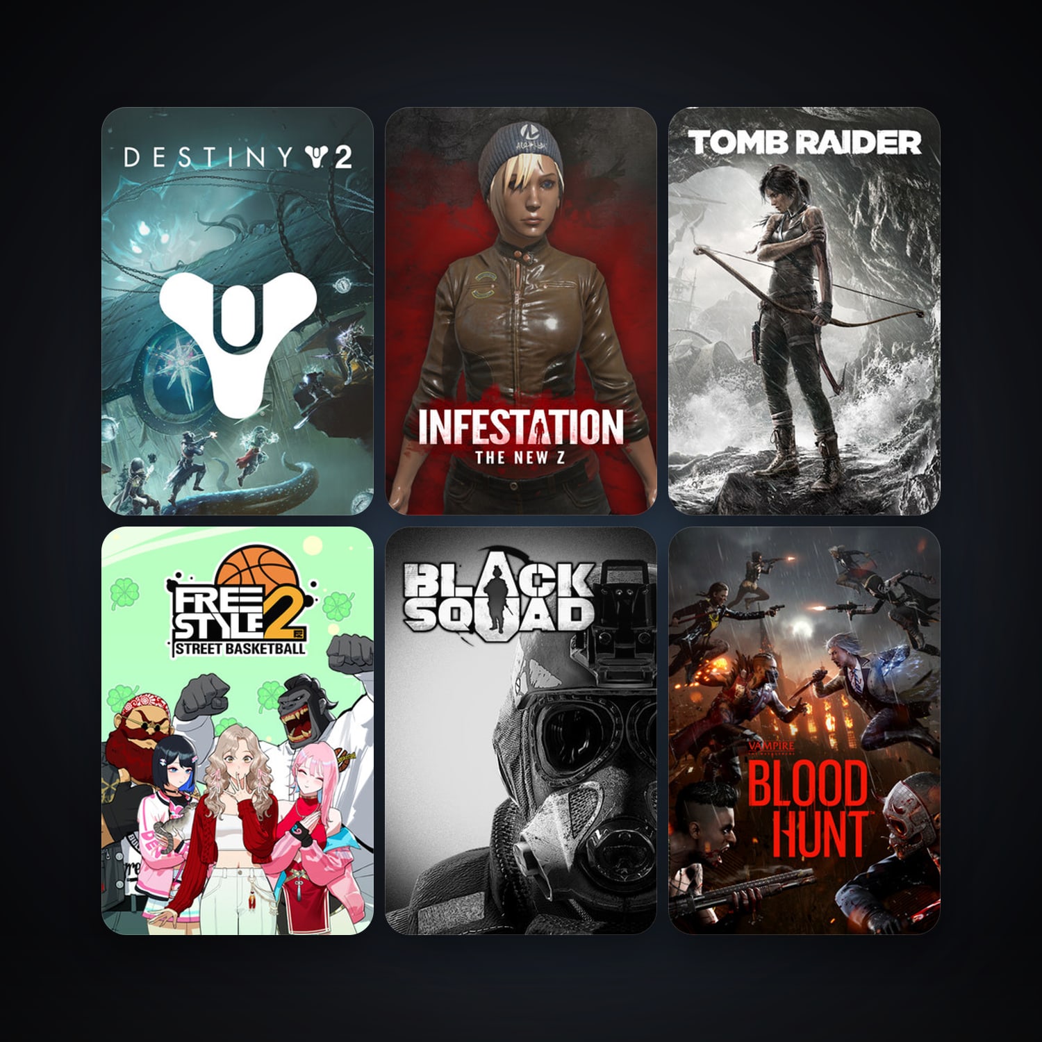 Tomb Raider + Freestyle 2: Street Basketball, 15 games, clean — HabibiAccounts
