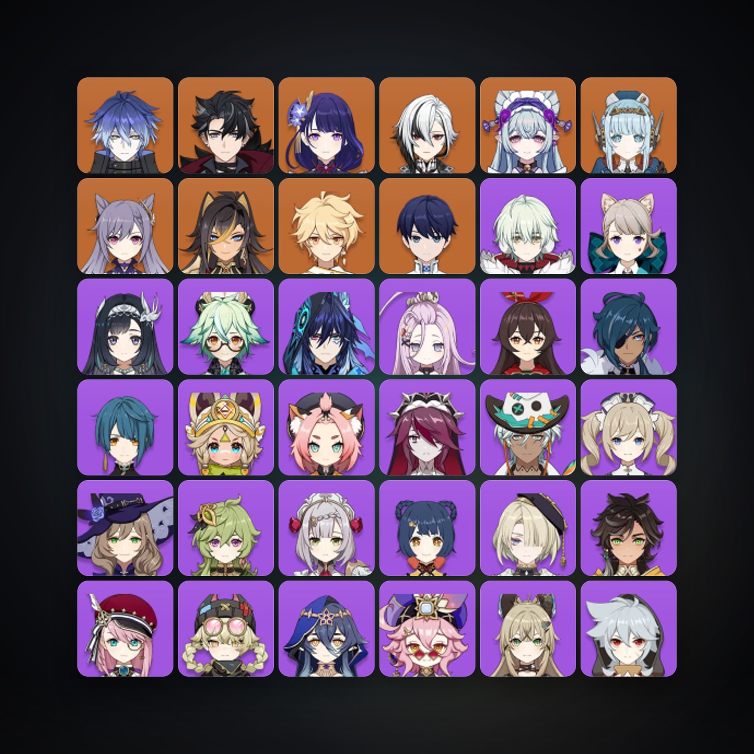 جينشن إمباكت | AR 56 | 38 شخصية | 8× 5★ — HabibiAccounts