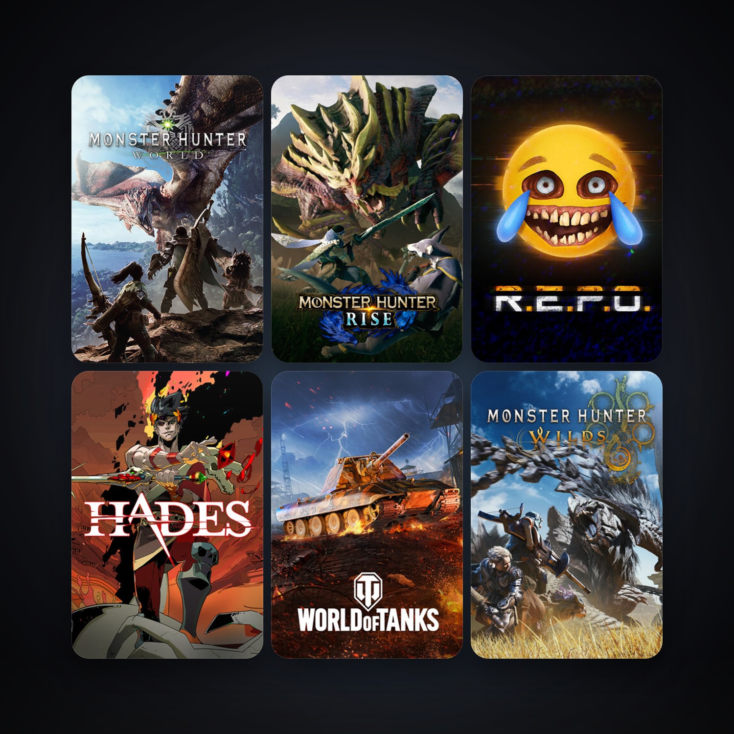 Borderlands 3 + MONSTER HUNTER: WORLD, 45 games, clean — HabibiAccounts