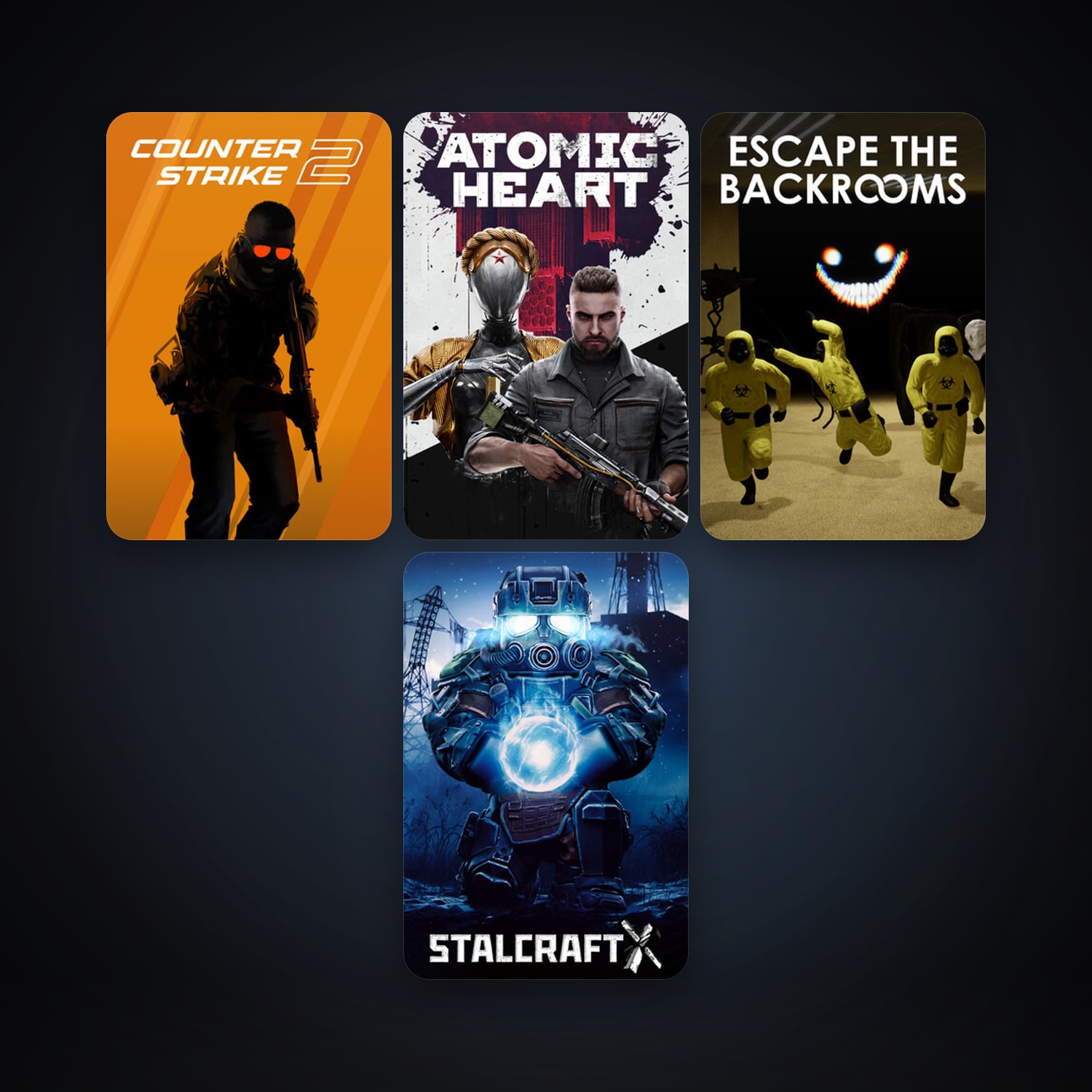 CS2 Prime + Atomic Heart, 8 games, Steam 10, clean — HabibiAccounts