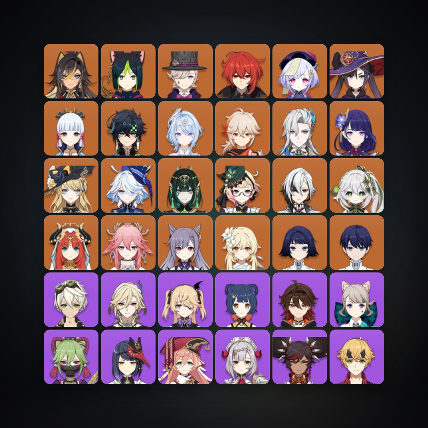 Genshin Impact | AR 59 | 70 Chars | 21× 5★ — Genshin / miHoYo Account — HabibiAccounts