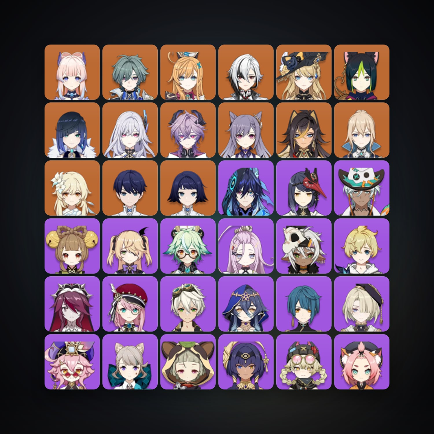 Genshin Impact | AR 57 | 54 Chars | 12× 5★ — HabibiAccounts
