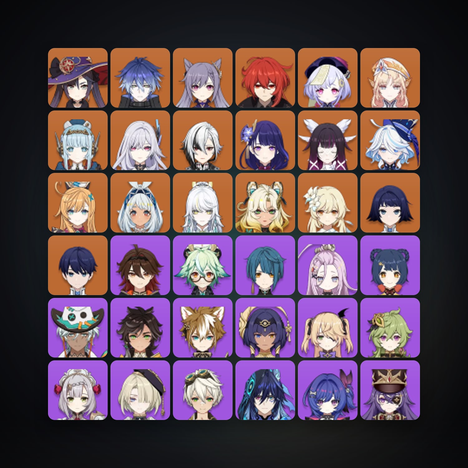 Genshin Impact | AR 58 | 66 Chars | 16× 5★ — HabibiAccounts