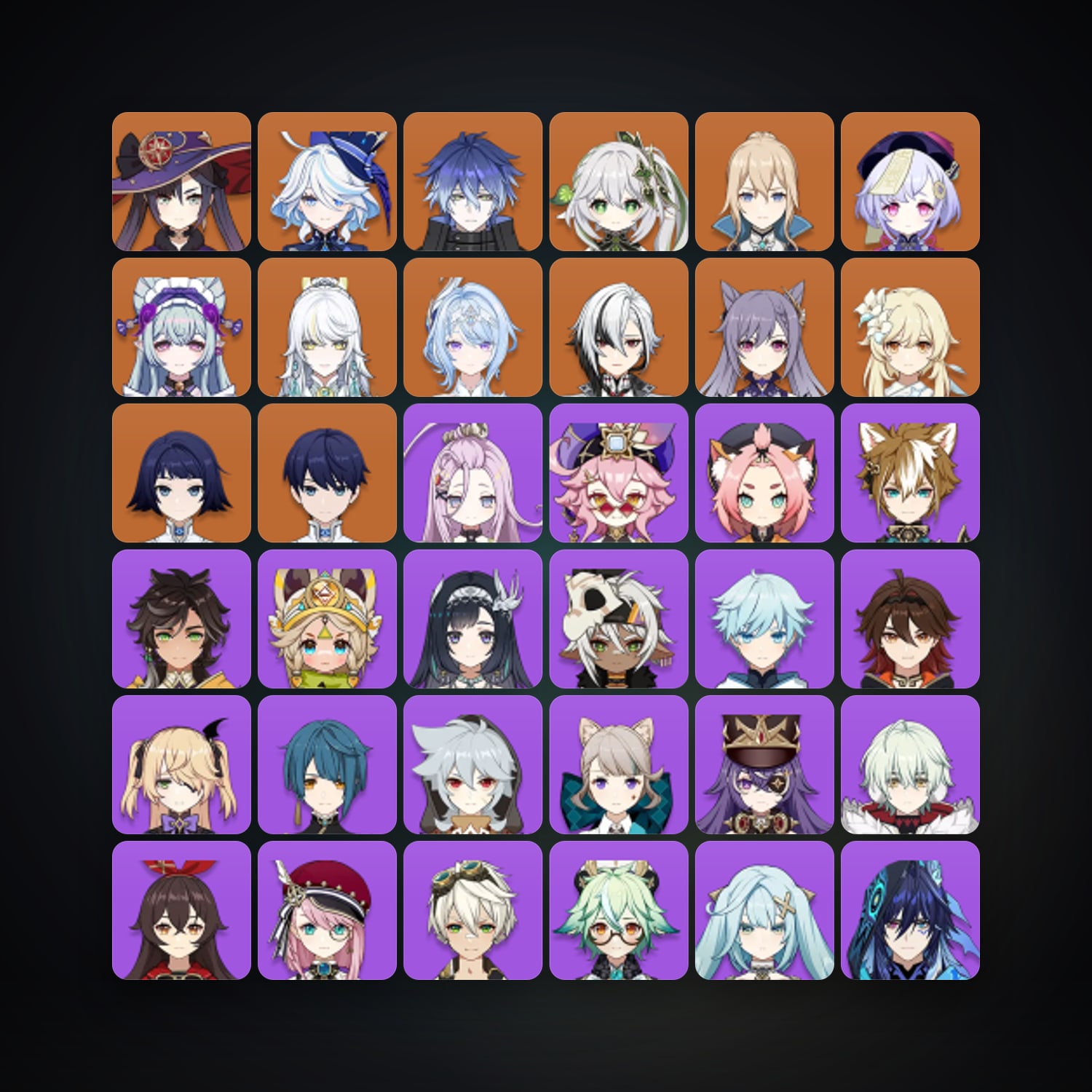 Genshin Impact | AR 56 | 57 Chars | 11× 5★ — Genshin / miHoYo Account — HabibiAccounts