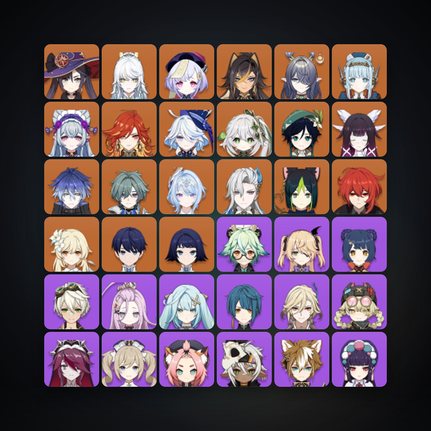 Genshin Impact | AR 58 | 65 Chars | 18× 5★ — Genshin / miHoYo Account — HabibiAccounts
