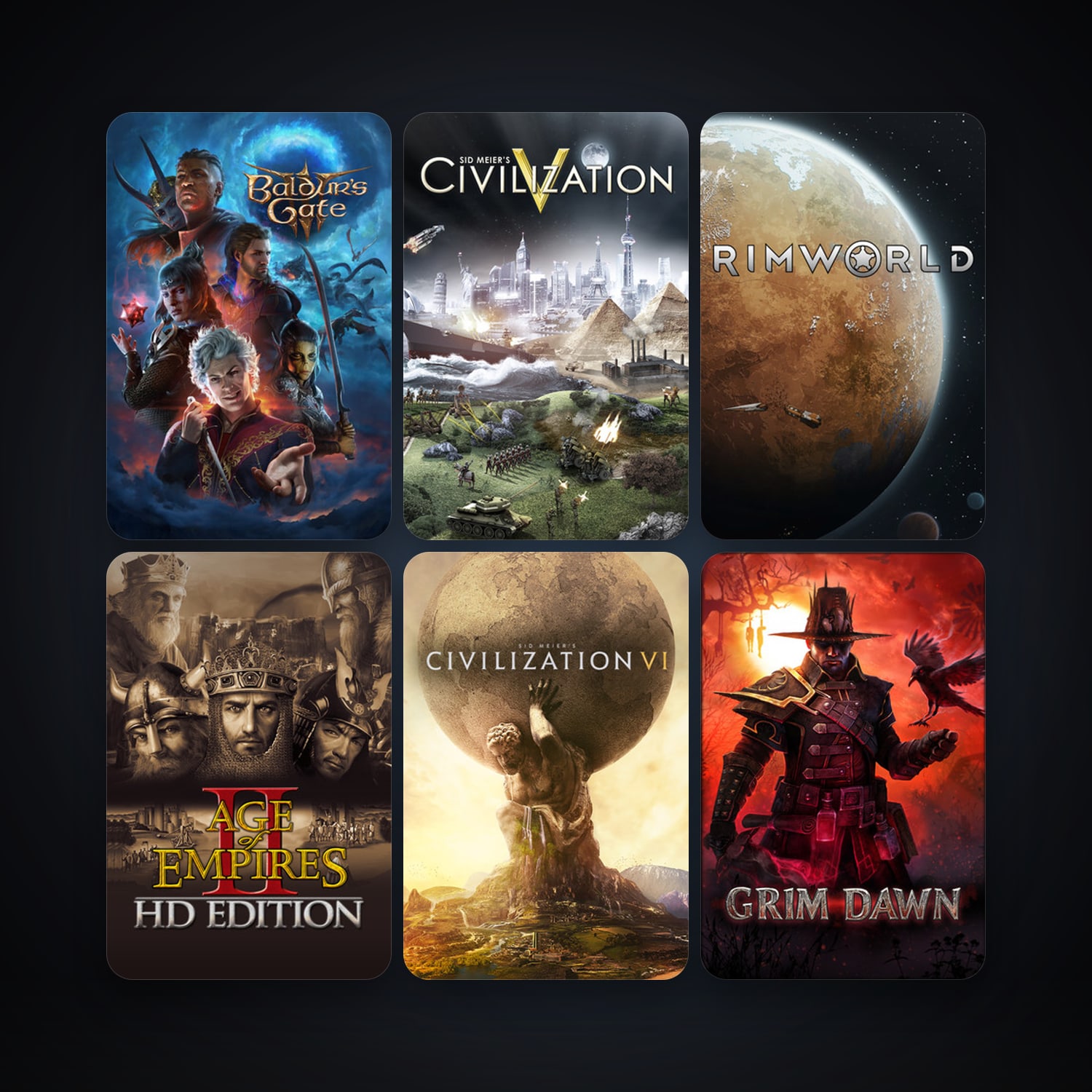 Sid Meier's Civilization V + The Elder Scrolls V: Skyrim, 80 games, Steam 10, clean — HabibiAccounts