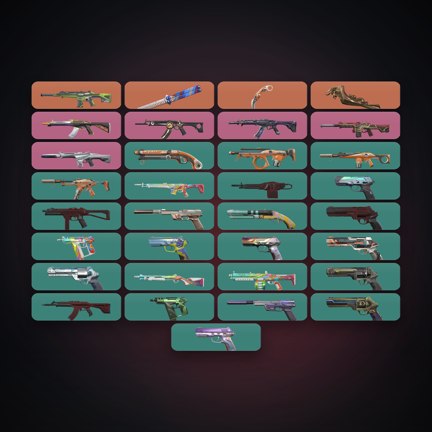 EU Silver 2 locker — 3 knives, 33 skins, lvl 207 — HabibiAccounts