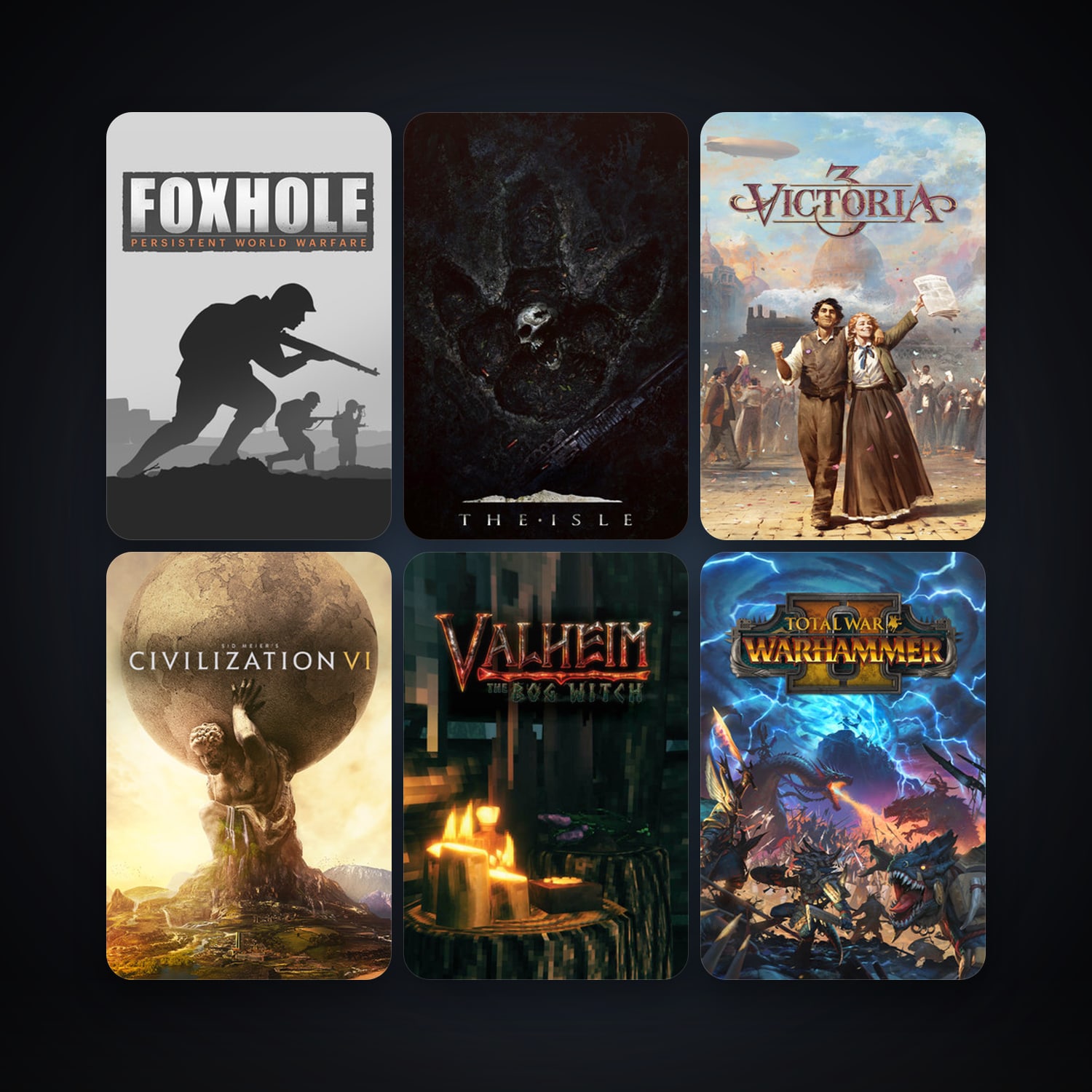Total War: ROME II - Emperor Edition + Sid Meier's Civilization VI, 151 games, Steam 12, clean — HabibiAccounts