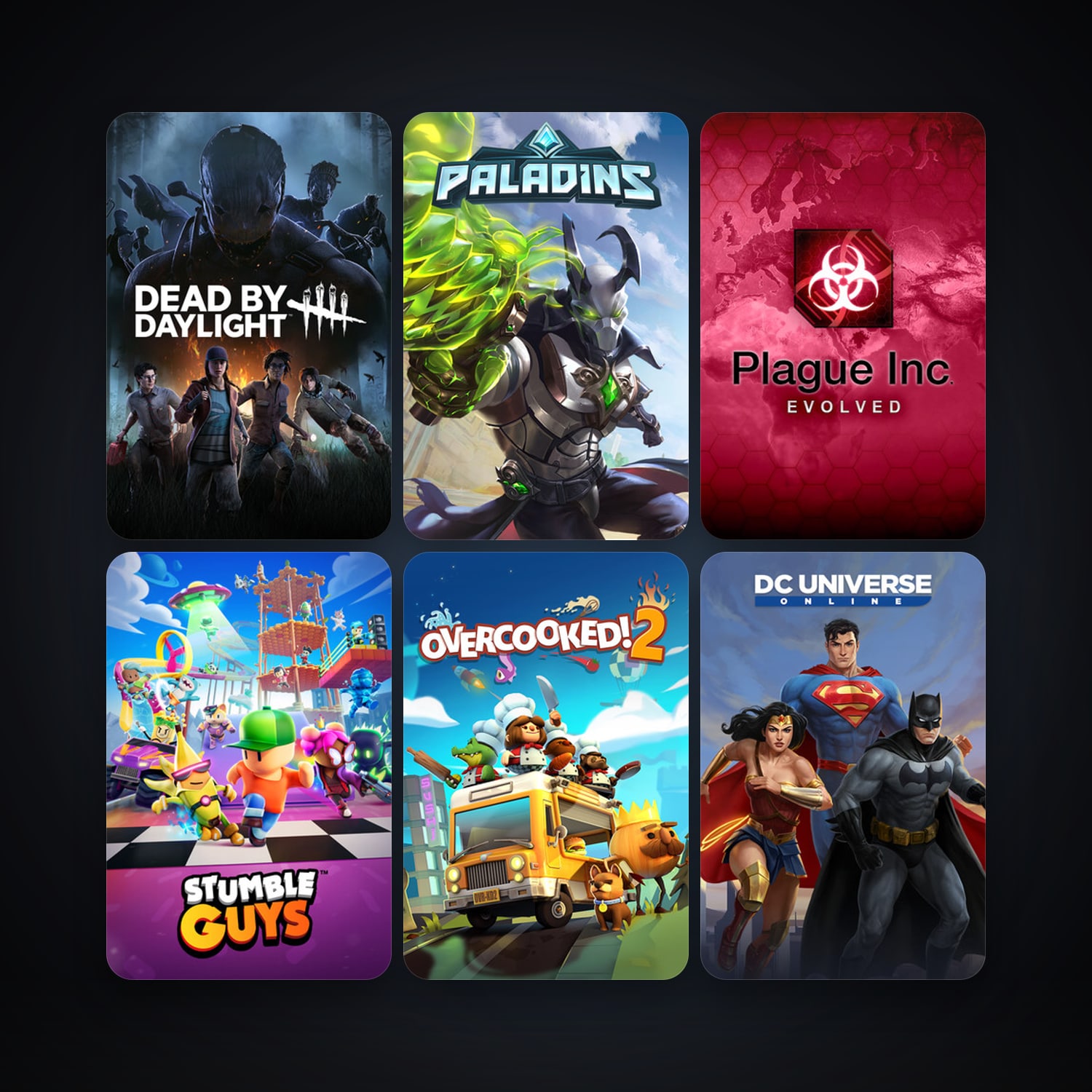 Left 4 Dead 2 + DC Universe Online, 27 games, clean — HabibiAccounts
