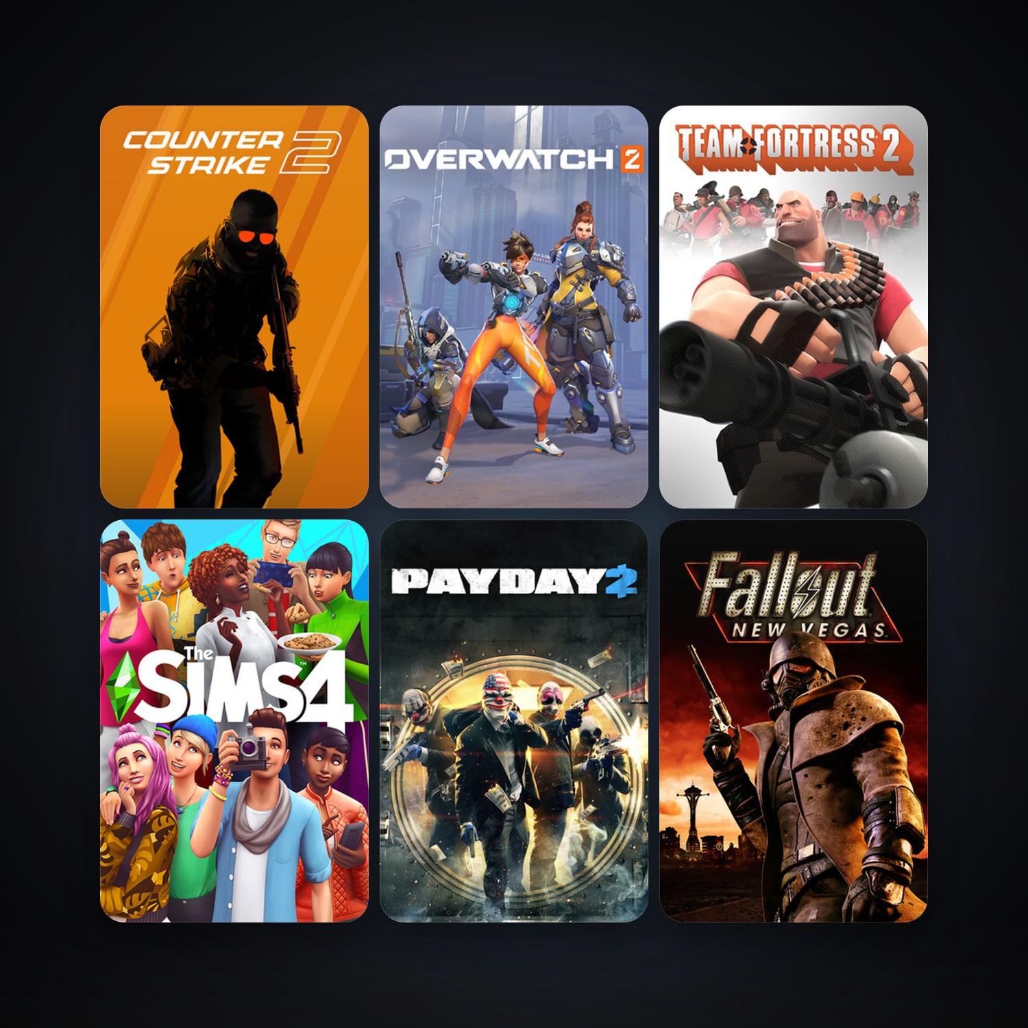 Team Fortress 2 + CS2 Prime, 44 games, Steam 13, clean — HabibiAccounts