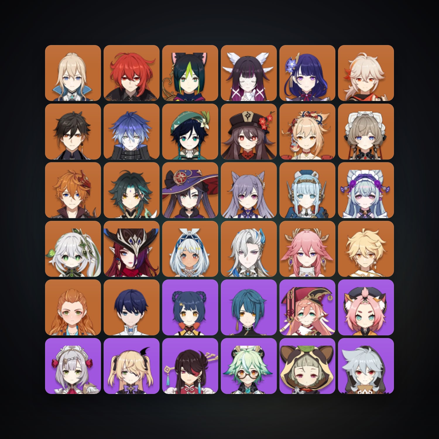 Genshin Impact | AR 59 | 70 Chars | 23× 5★ — Genshin / miHoYo Account — HabibiAccounts