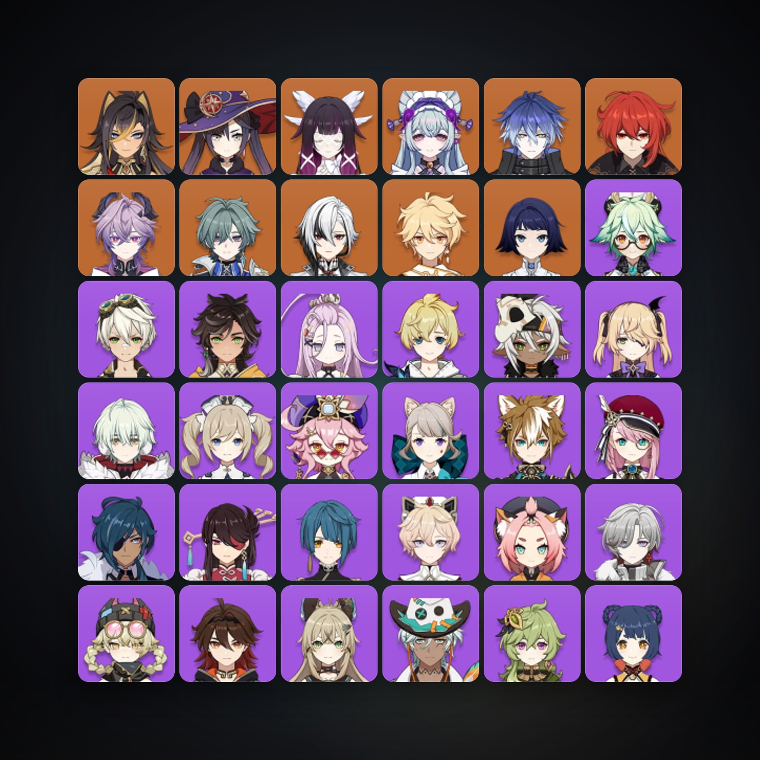 جينشن إمباكت | AR 56 | 47 شخصية | 9× 5★ — HabibiAccounts