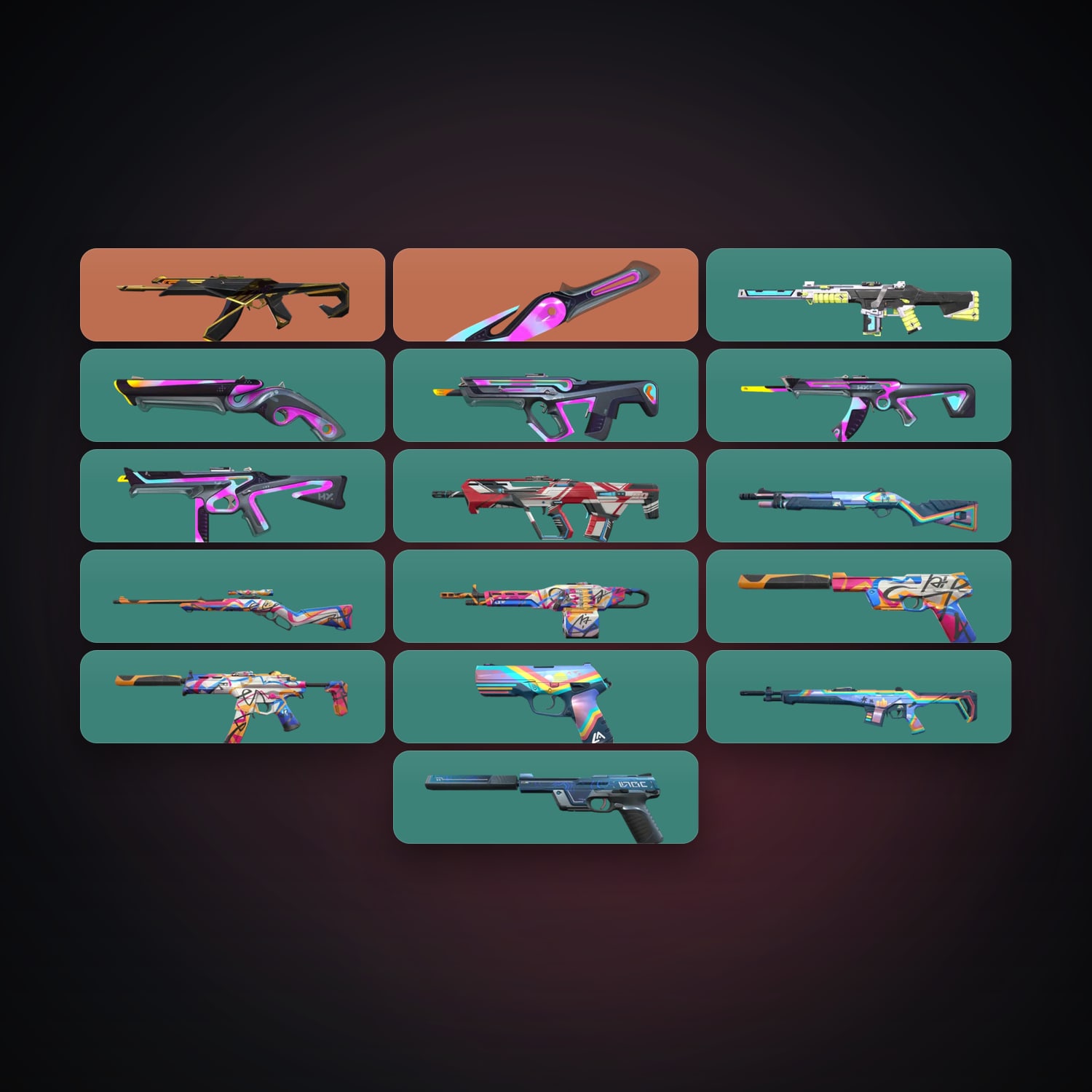 AP Iron 2 locker — 1 knives, 16 skins, lvl 84 — HabibiAccounts