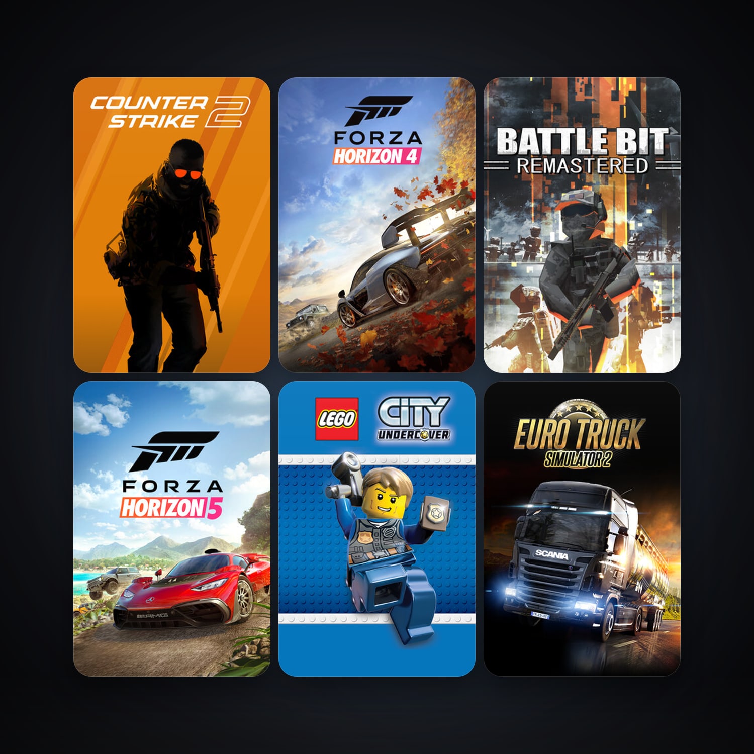 CS2 Prime + Euro Truck Simulator 2, 76 games, Steam 31, clean — HabibiAccounts