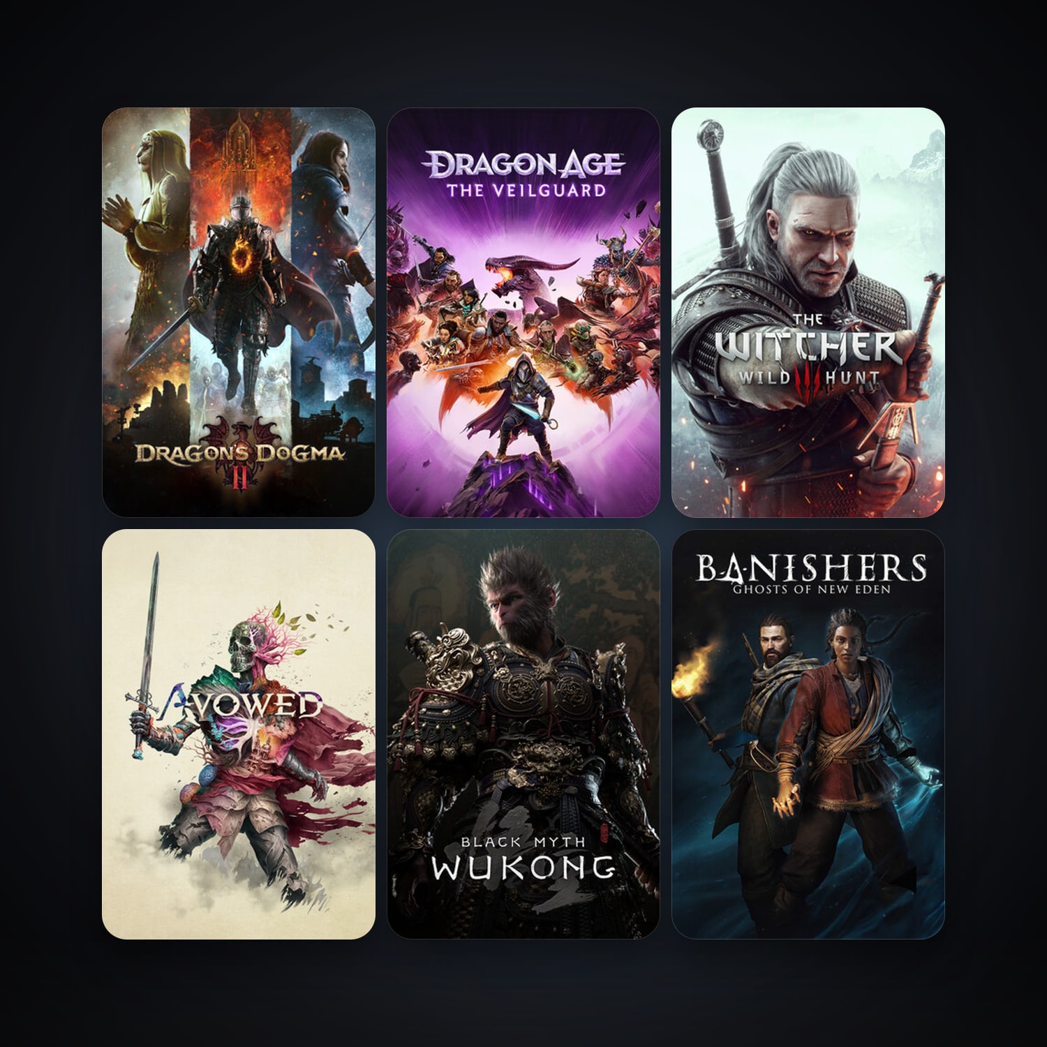 The Witcher 3: Wild Hunt + Banishers: Ghosts of New Eden, 107 games, clean — HabibiAccounts