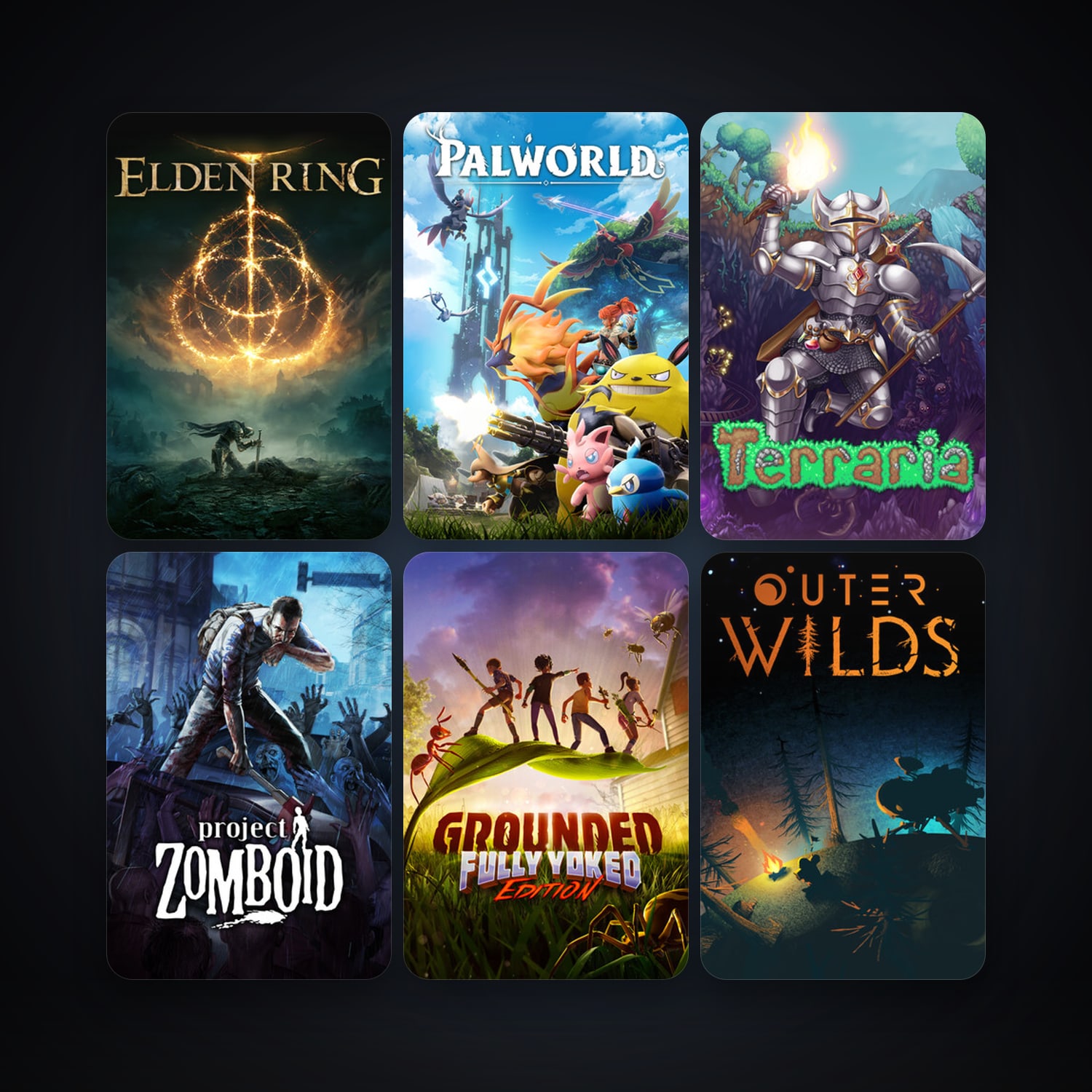 Terraria + Project Zomboid, 98 games, Steam 22, clean — HabibiAccounts