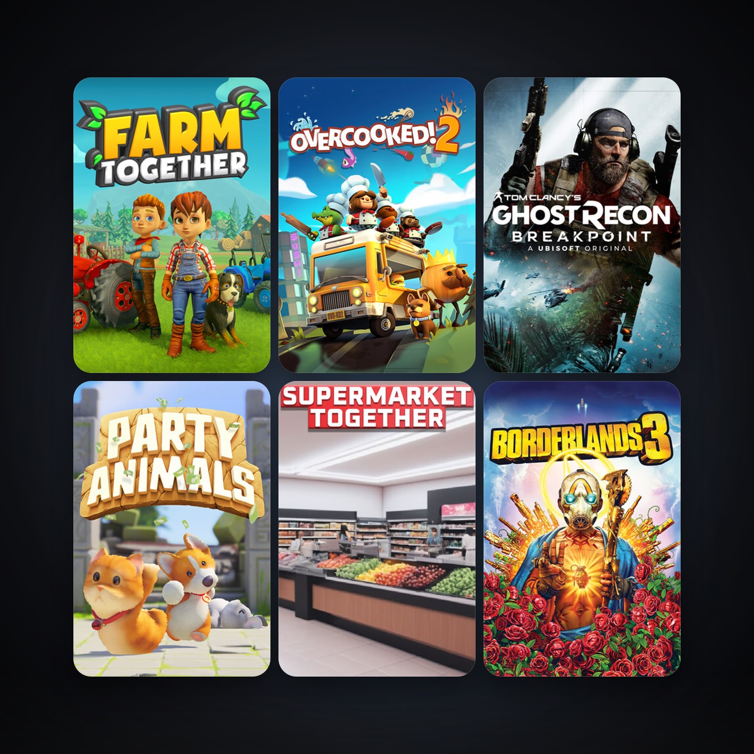 Borderlands 3 + Human: Fall Flat, 23 games, clean — HabibiAccounts