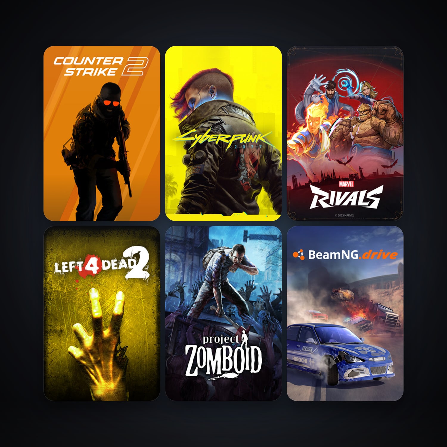 Half-Life + Half-Life 2, 69 games, Steam 10, clean — HabibiAccounts