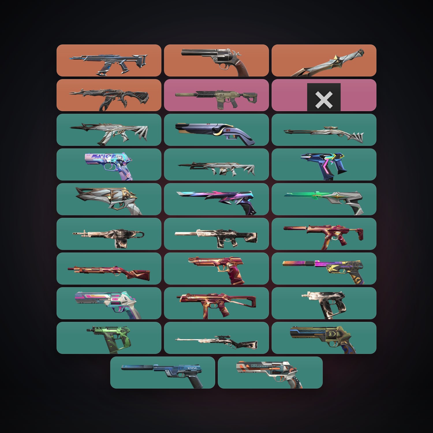 AP Diamond 1 locker — 1 knives, 29 skins, lvl 251 — HabibiAccounts