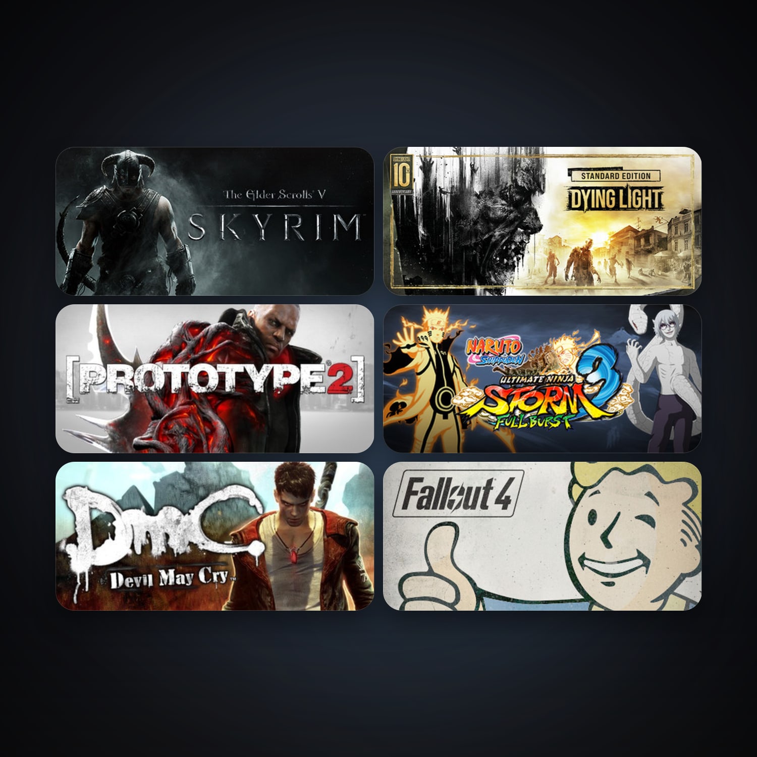 The Elder Scrolls V: Skyrim + Prototype 2, 38 games, clean — HabibiAccounts