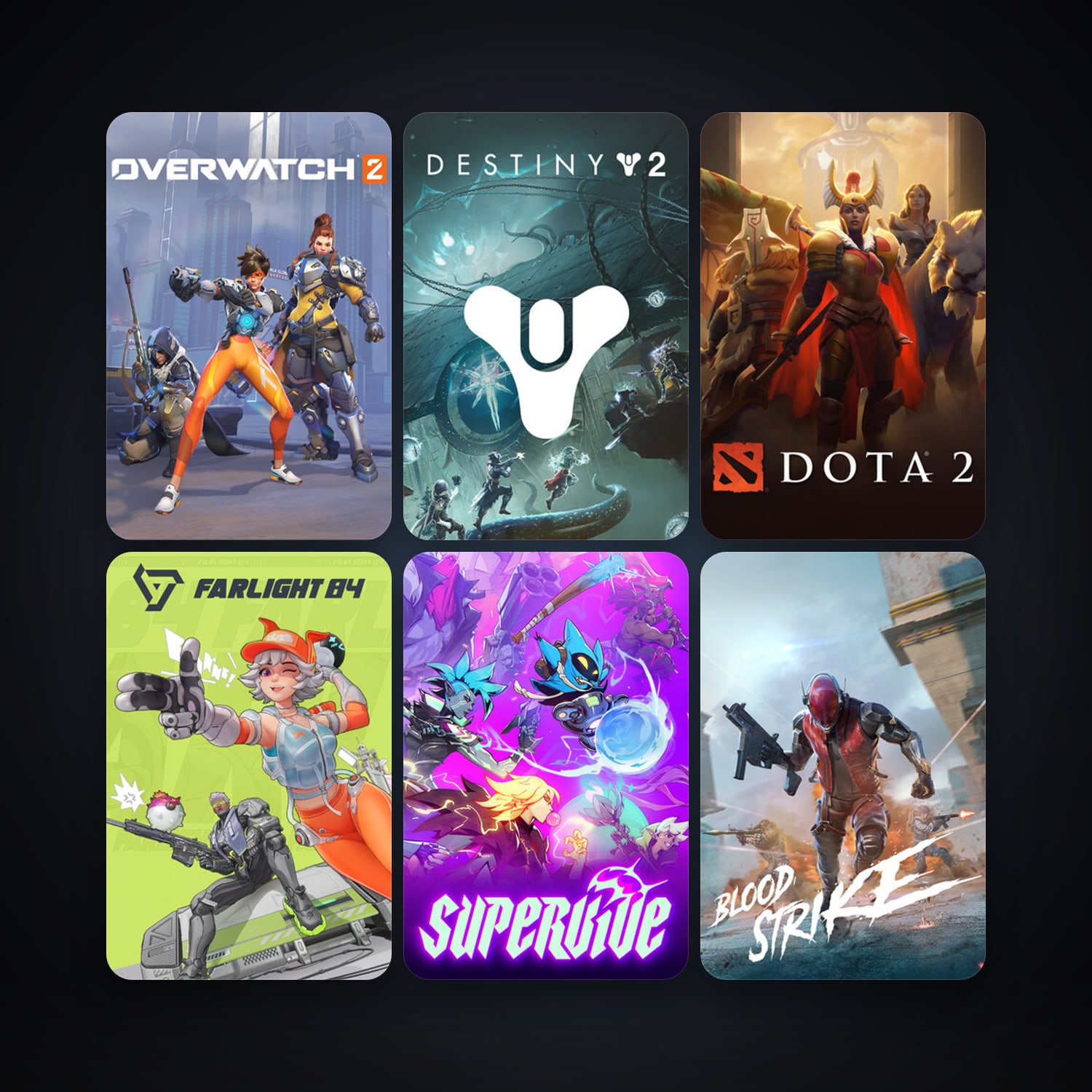 Dota 2 + Destiny 2, 16 games, clean — HabibiAccounts