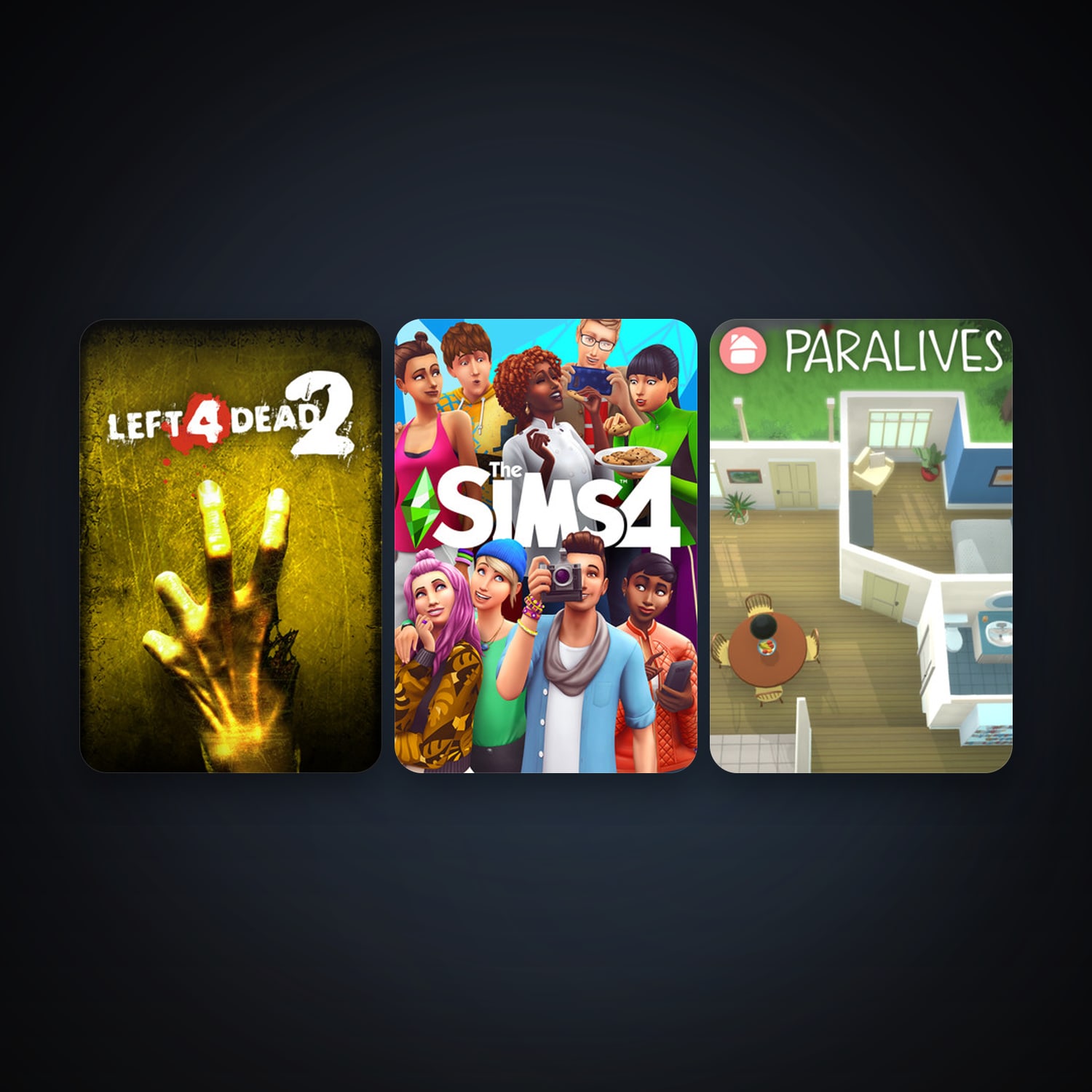 Left 4 Dead 2 + Paralives, 5 games, clean — HabibiAccounts