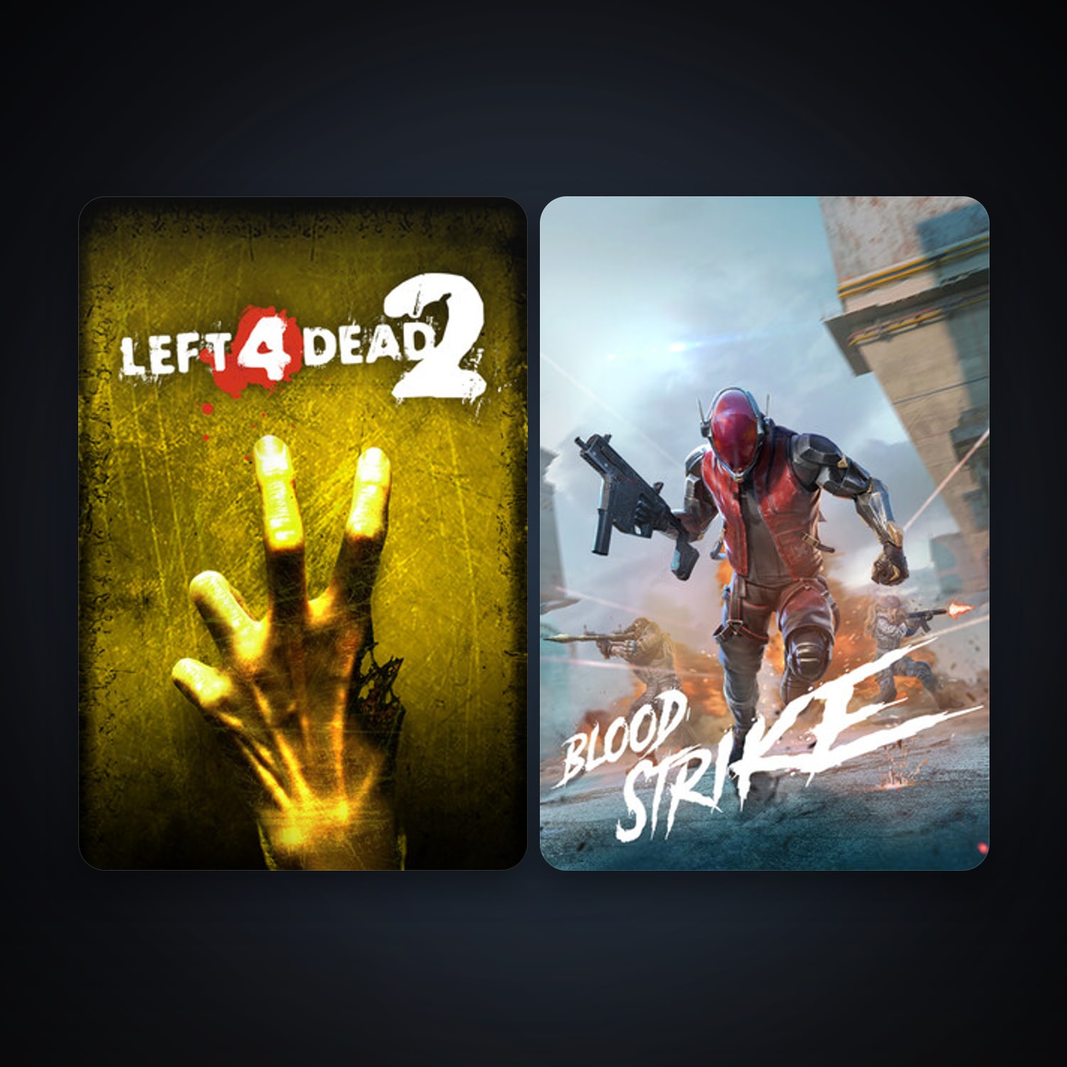Left 4 Dead 2 + Blood Strike, 2 games, clean — HabibiAccounts