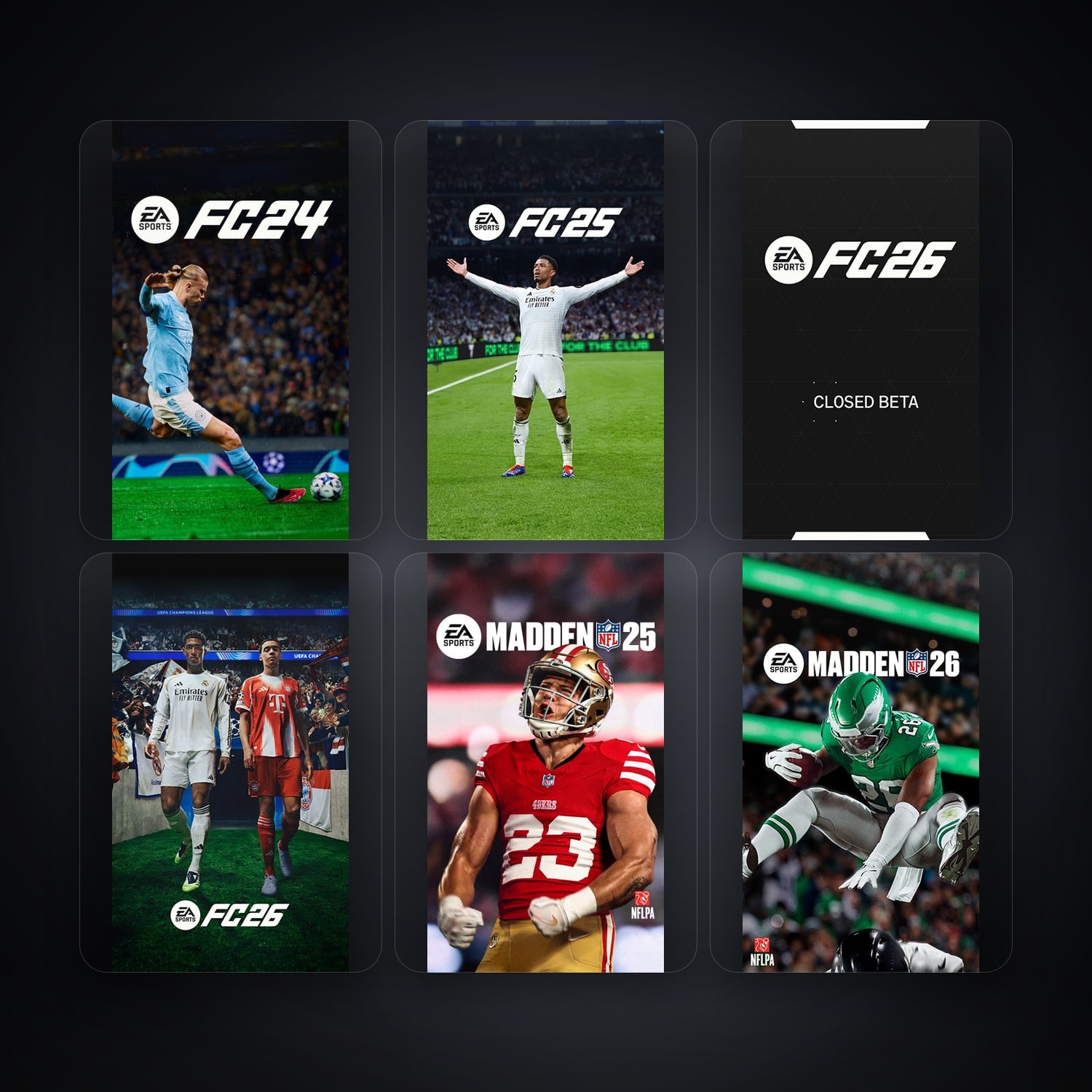 EA EA Sports FC24 + EA Sports FC 25 — US — 6 games — HabibiAccounts