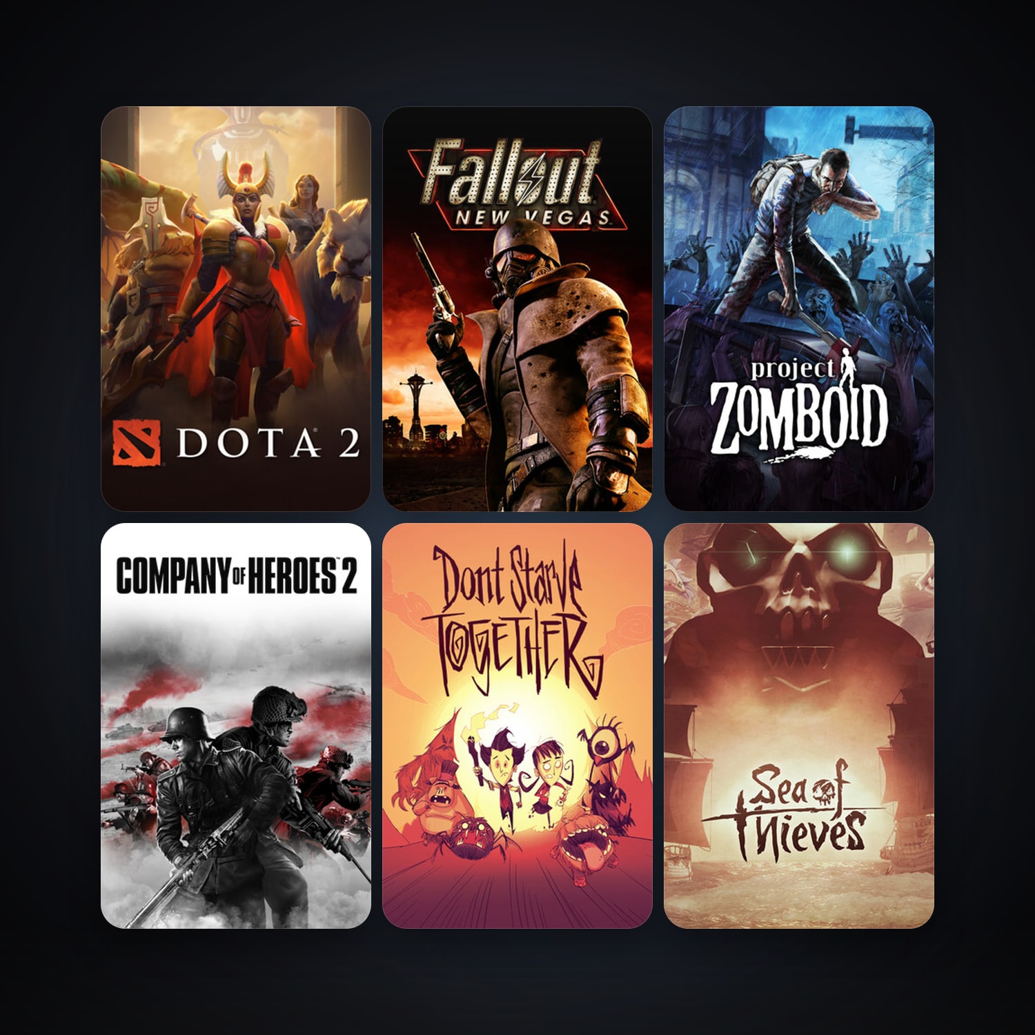 Dota 2 + Fallout: New Vegas, 22 games, clean — HabibiAccounts
