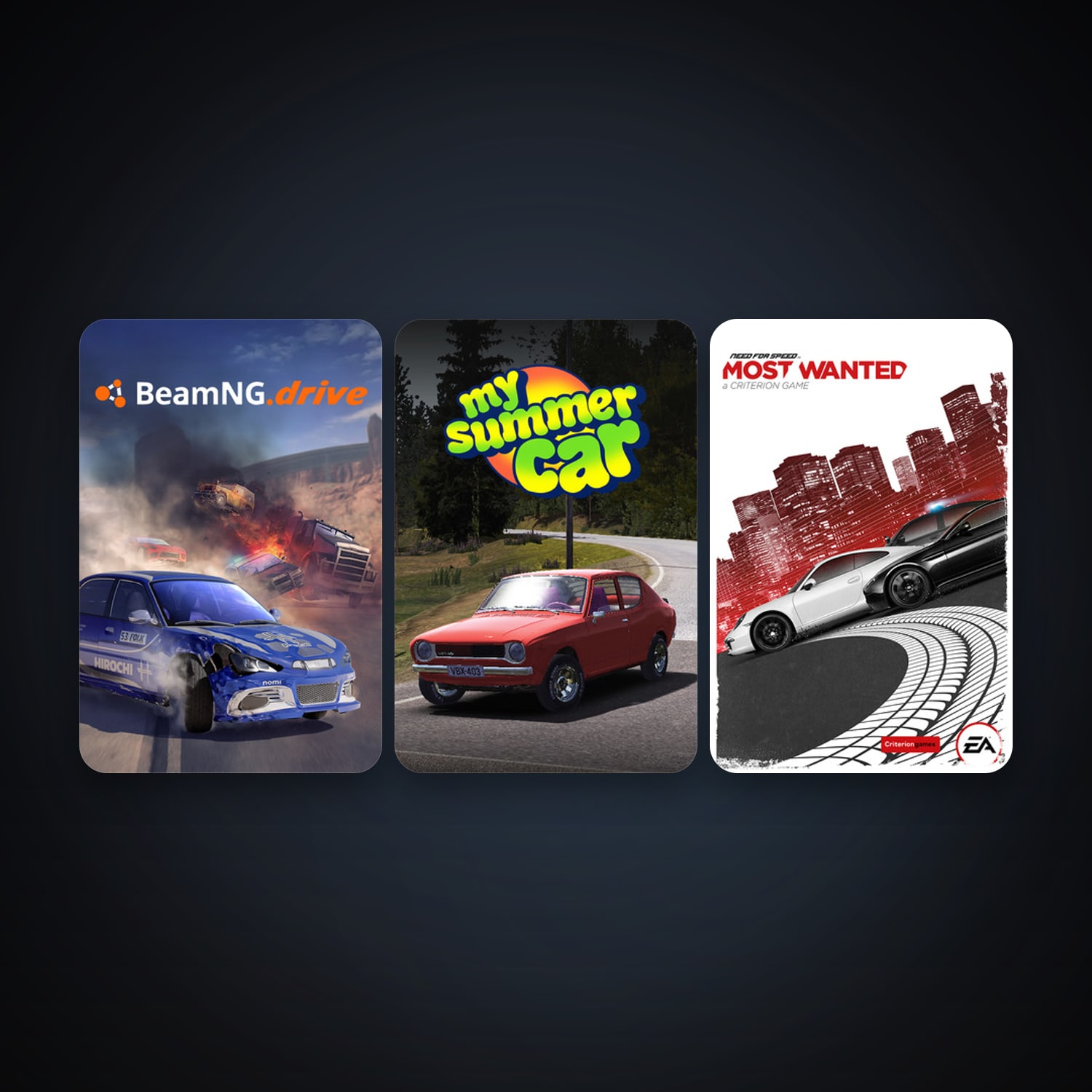 BeamNG.drive + My Summer Car, 4 games, clean — HabibiAccounts