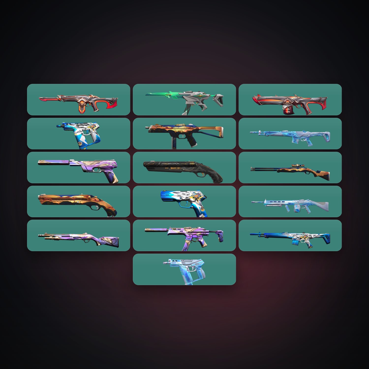 EU Iron 3 locker — 16 skins, lvl 32 — HabibiAccounts