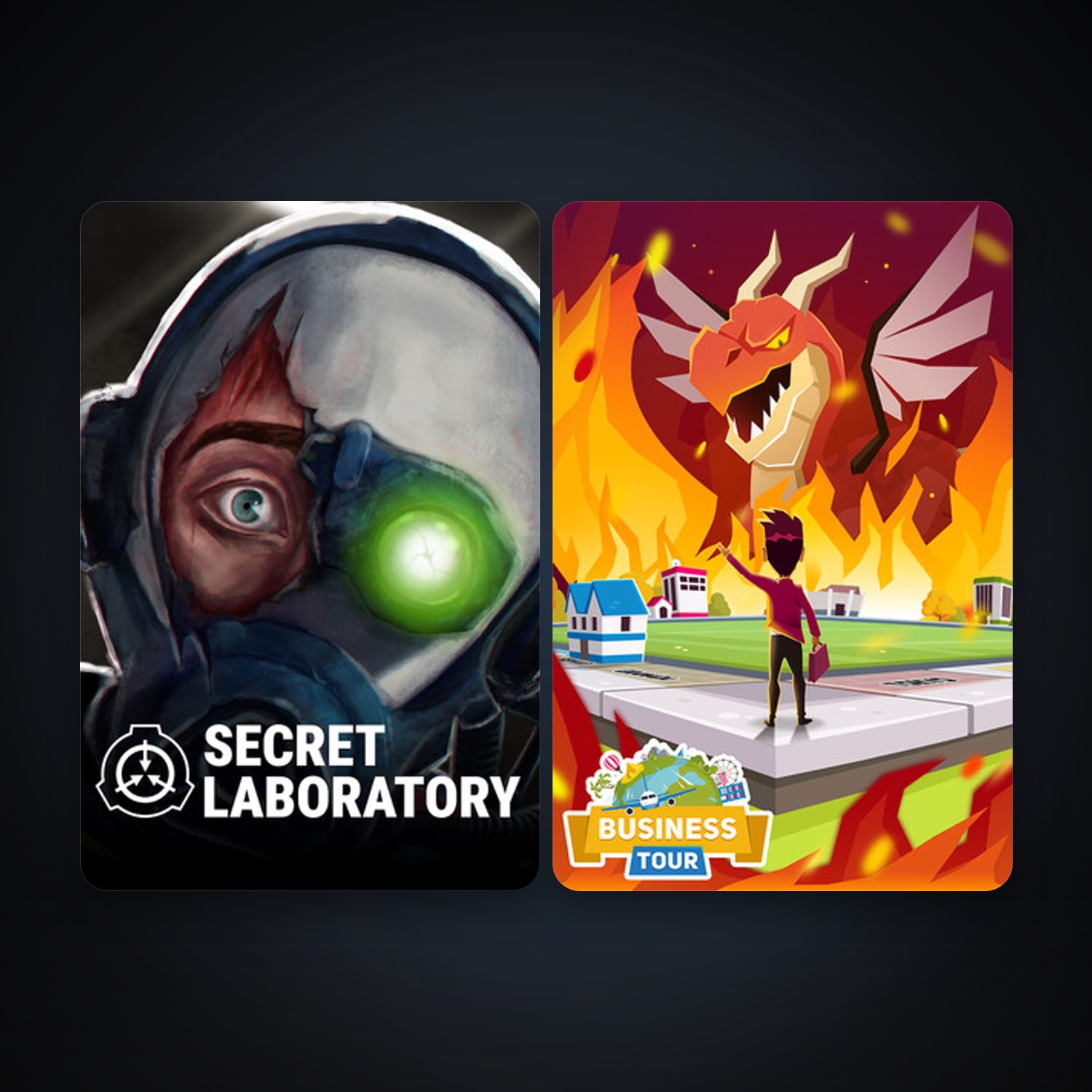 Business Tour - Board Game with Online Multiplayer + SCP: Secret Laboratory, 2 games, clean — HabibiAccounts