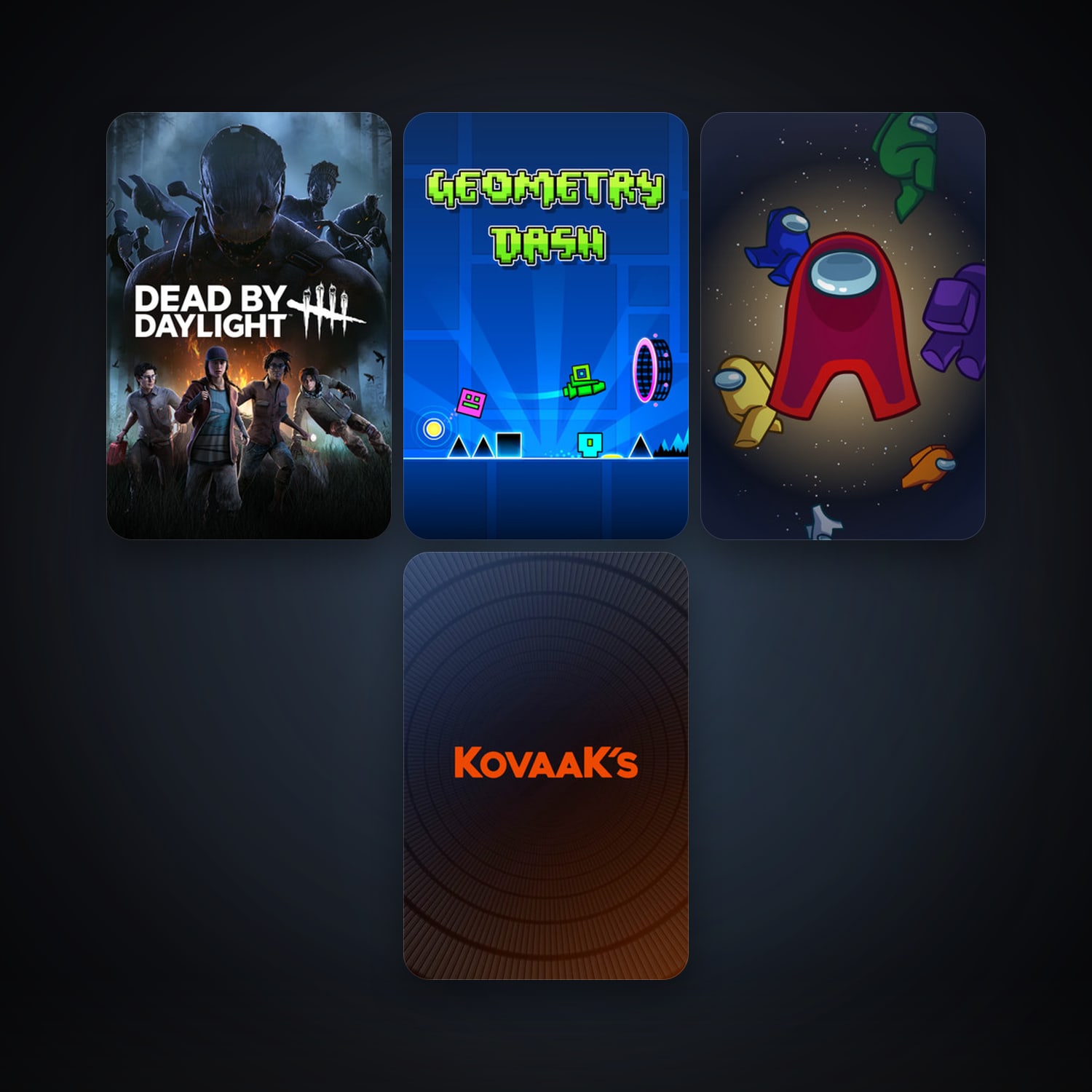 Geometry Dash + Dead by Daylight, 6 games, clean — HabibiAccounts