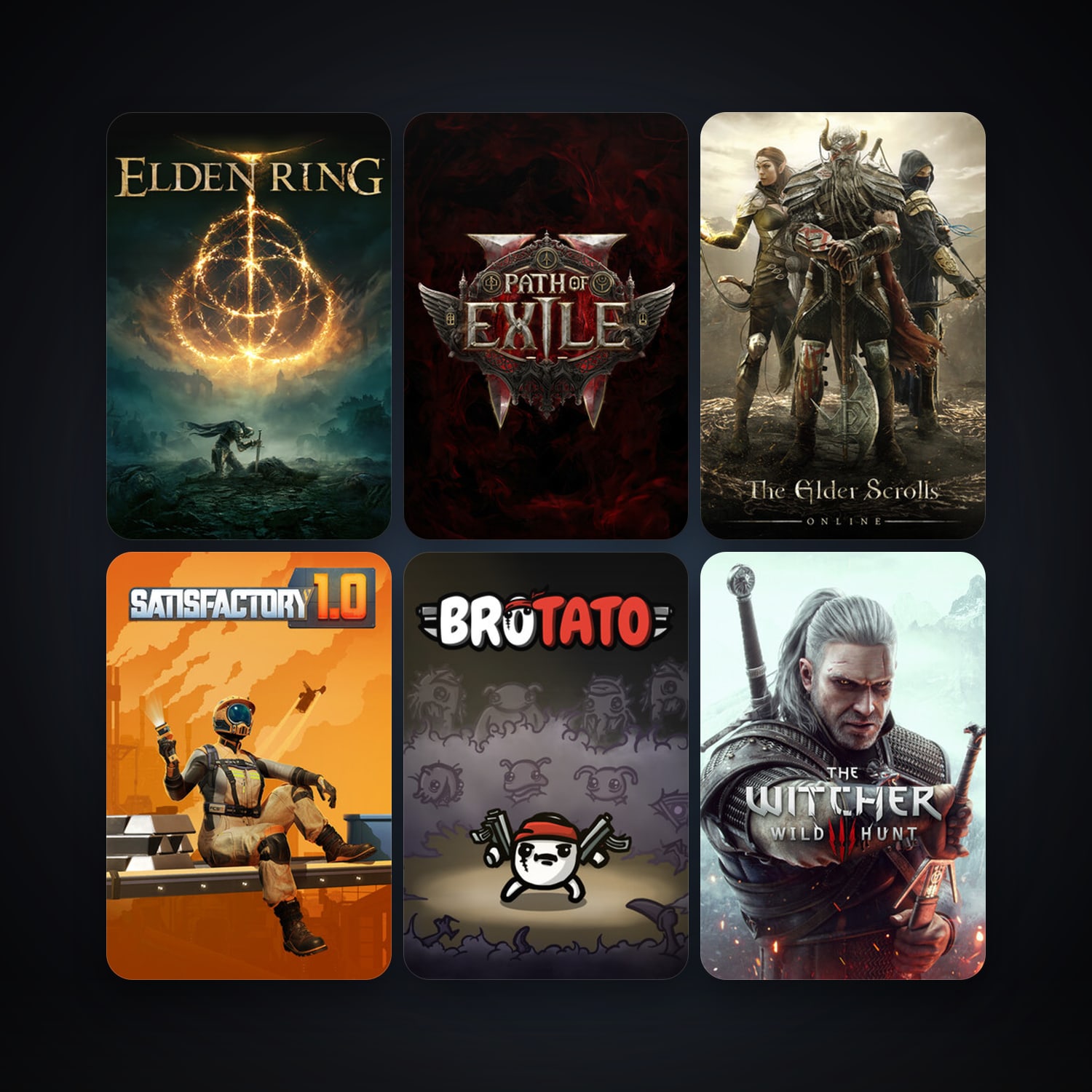 The Elder Scrolls V: Skyrim + The Witcher 3: Wild Hunt, 53 games, Steam 10, clean — HabibiAccounts