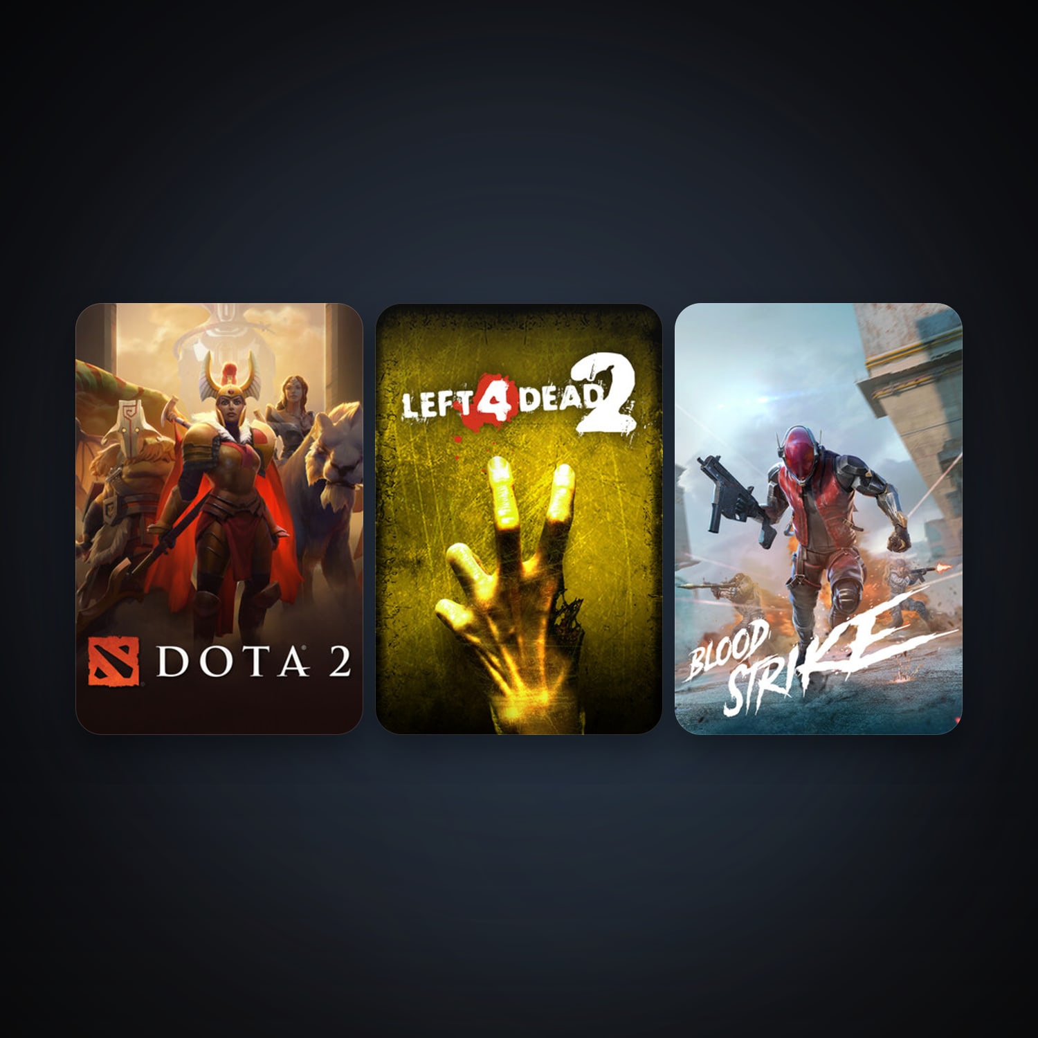 Left 4 Dead 2 + Dota 2, 6 games, clean — HabibiAccounts