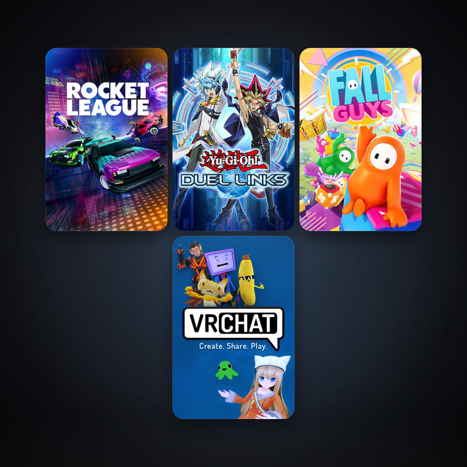 Rocket League + VRChat, 6 games, clean — HabibiAccounts