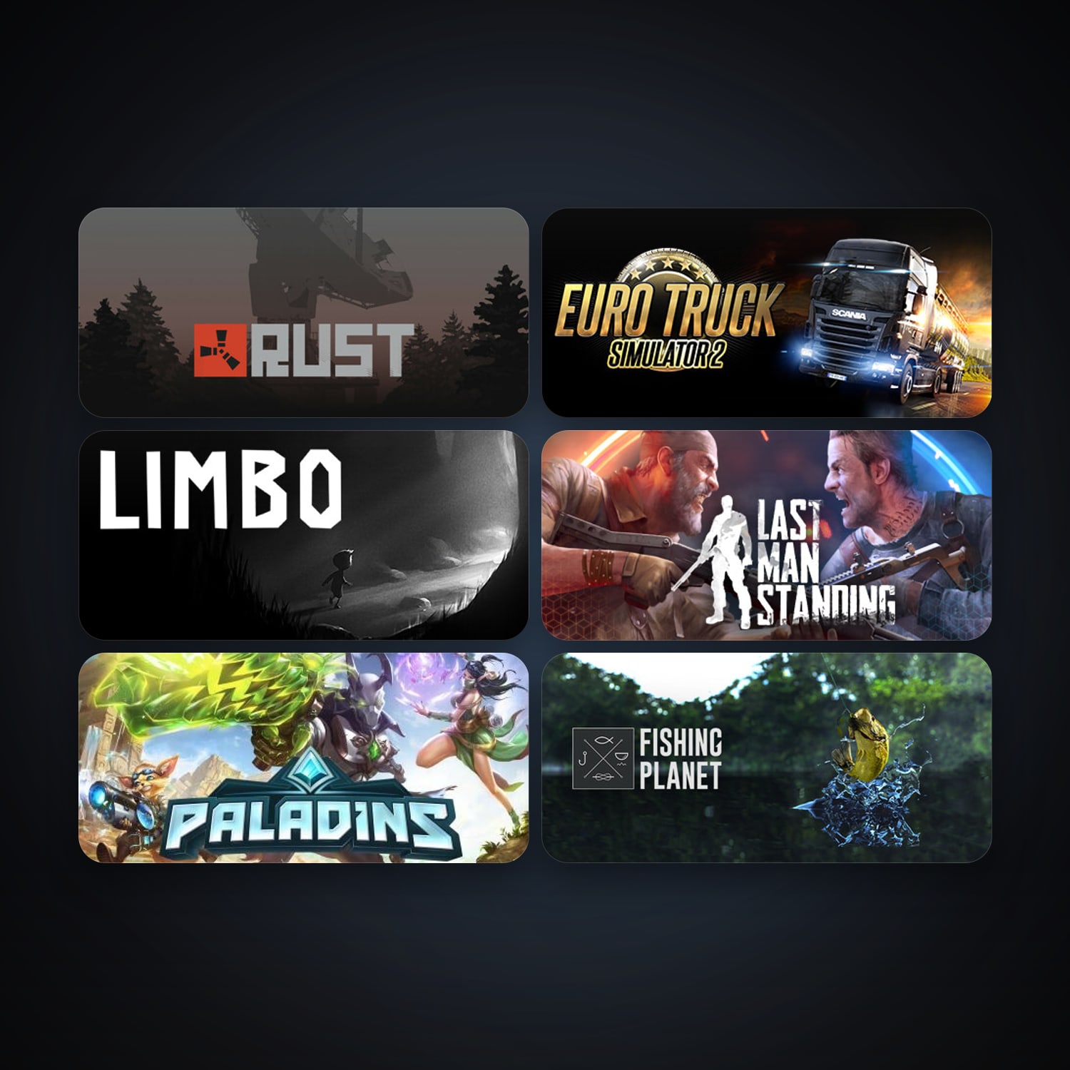 GRID (2008) + LIMBO, 14 games, clean — HabibiAccounts
