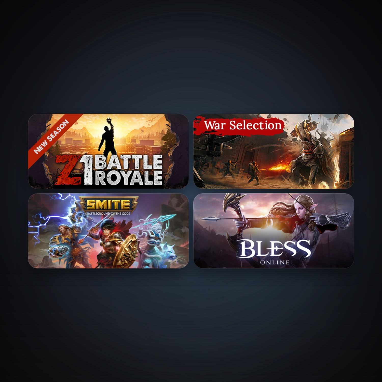 SMITE + Z1 Battle Royale, 16 games, clean — HabibiAccounts