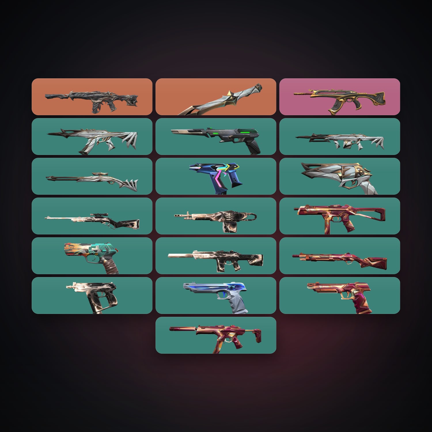 AP Diamond 3 locker — 1 knives, 19 skins, lvl 125 — HabibiAccounts