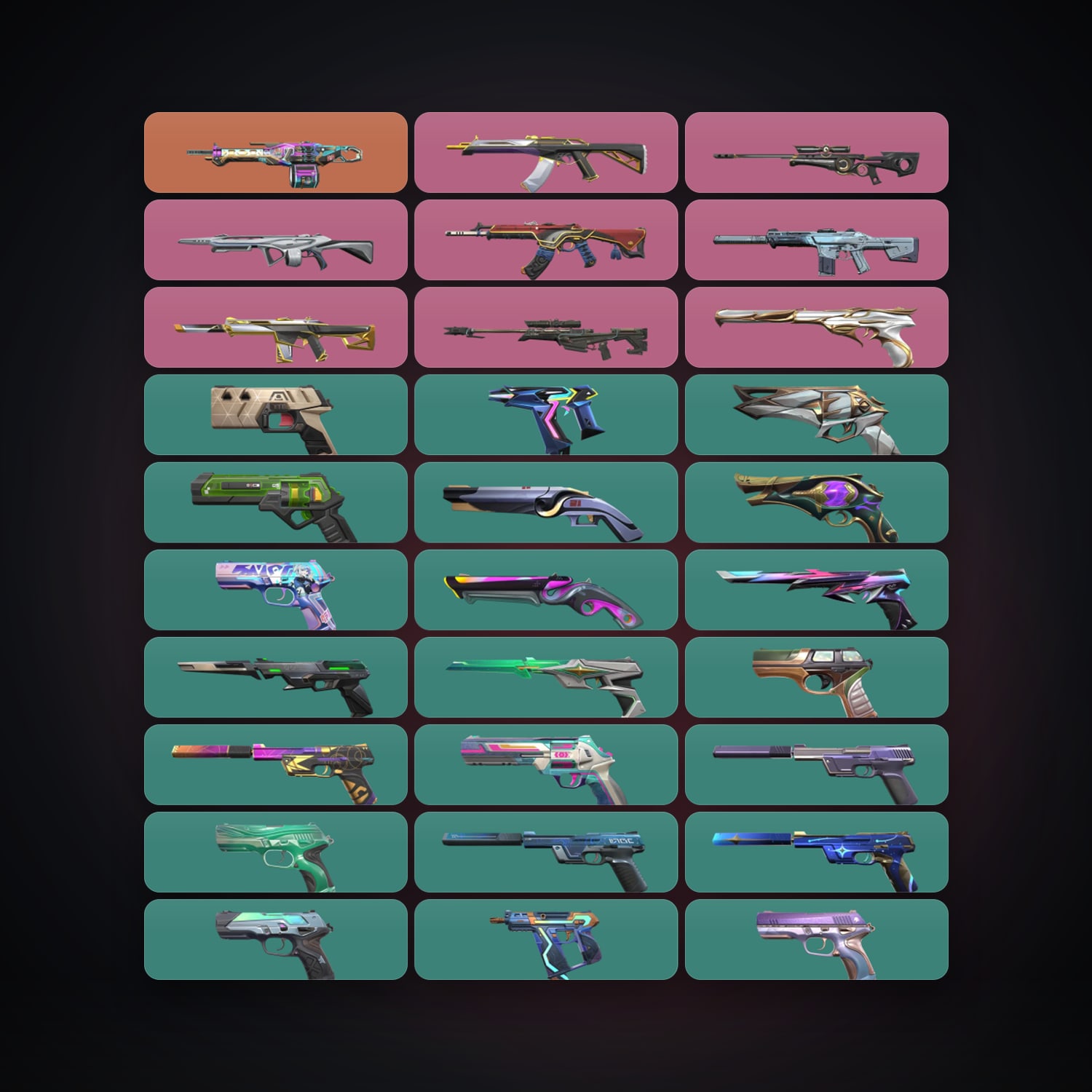 AP Plat 1 locker — 43 skins, lvl 468 — HabibiAccounts