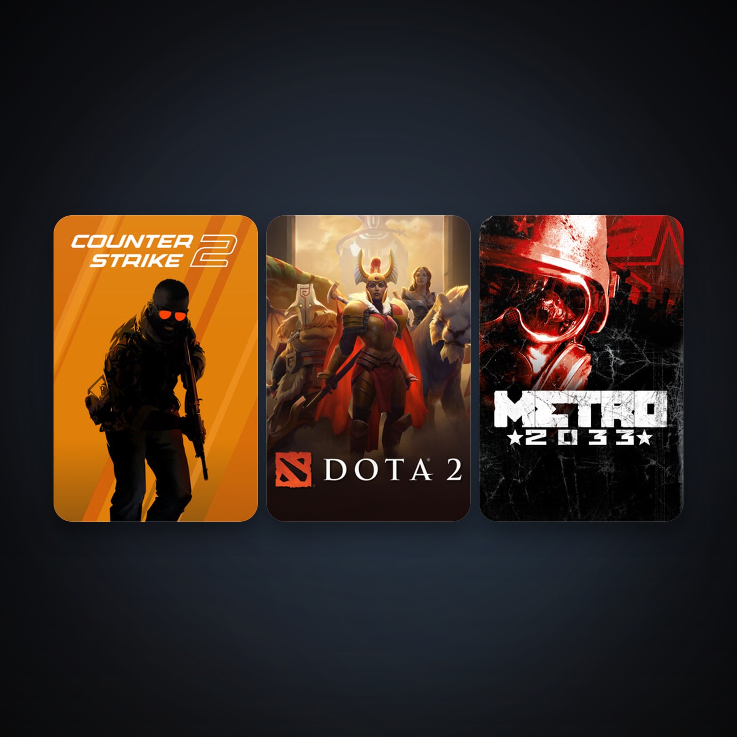Dota 2 + CS2 Prime, 4 games, Steam 10, clean — HabibiAccounts