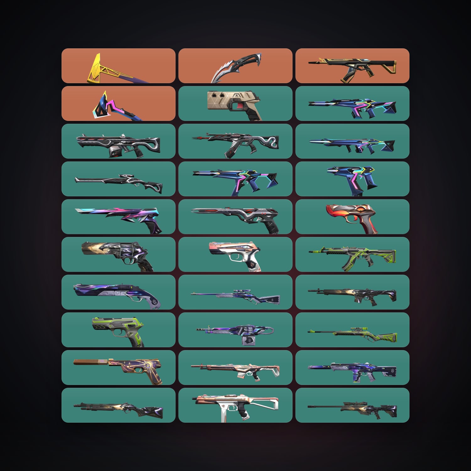 BR Gold 2 locker — 3 knives, 30 skins, lvl 148 — HabibiAccounts