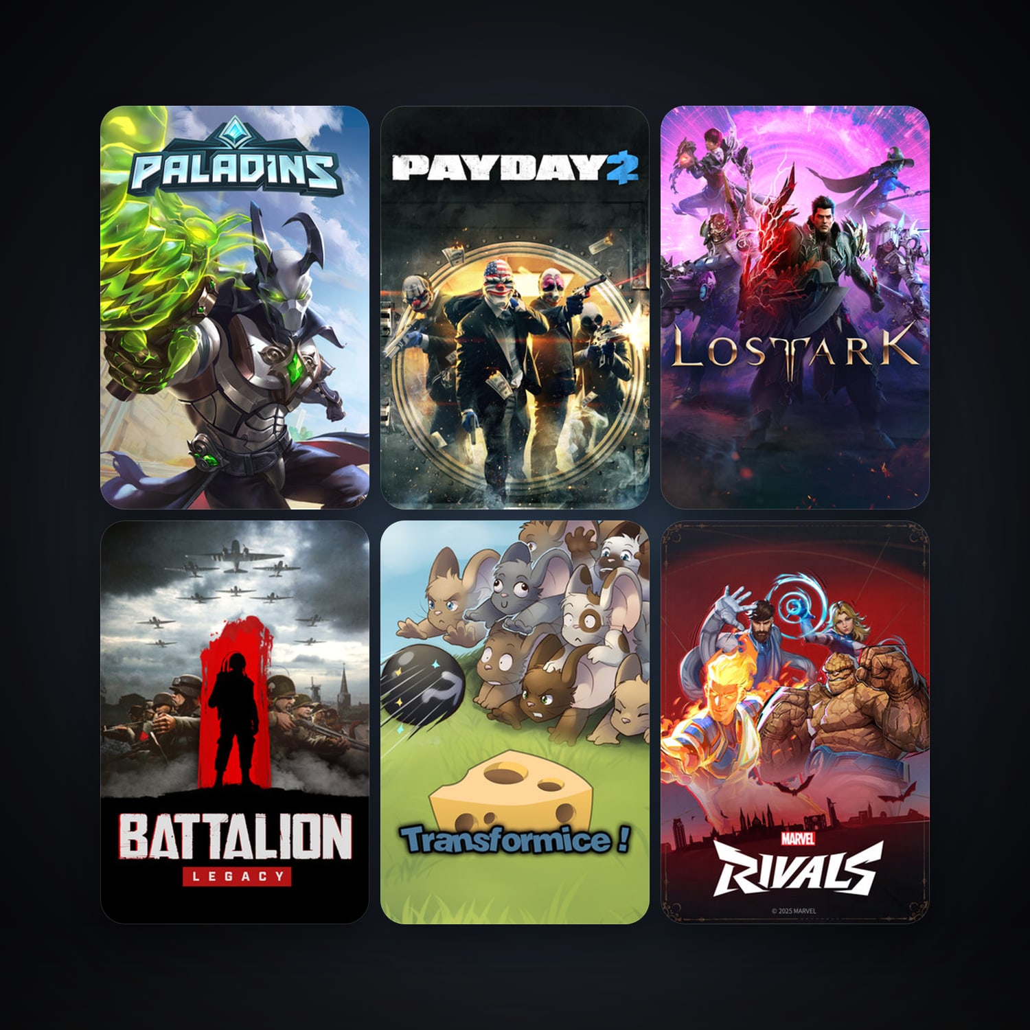 PAYDAY 2 + Transformice, 11 games, clean — HabibiAccounts