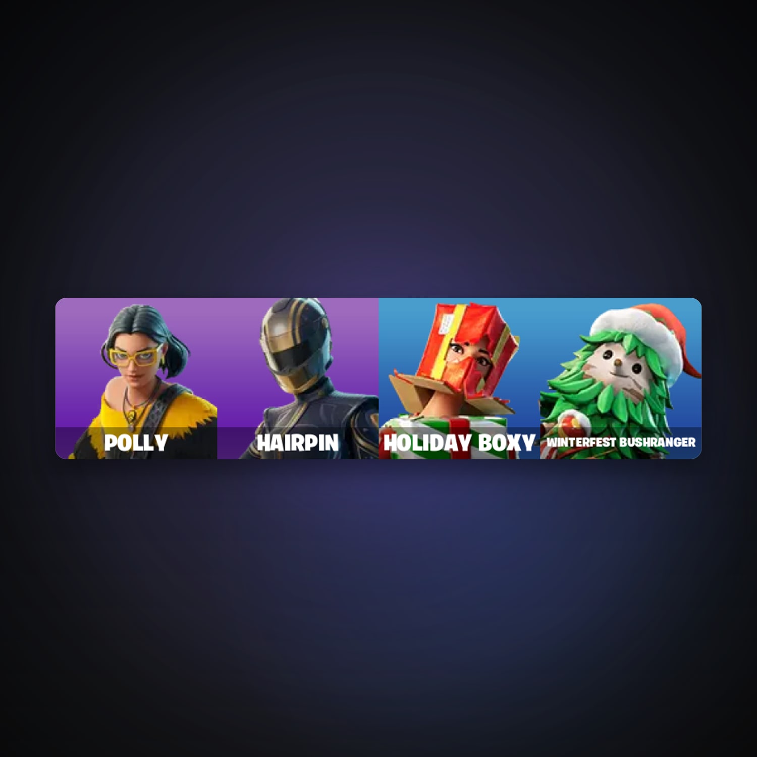 Fortnite account with Polly & Hairpin — 4 skins — 100 V-Bucks — lvl 16 — HabibiAccounts