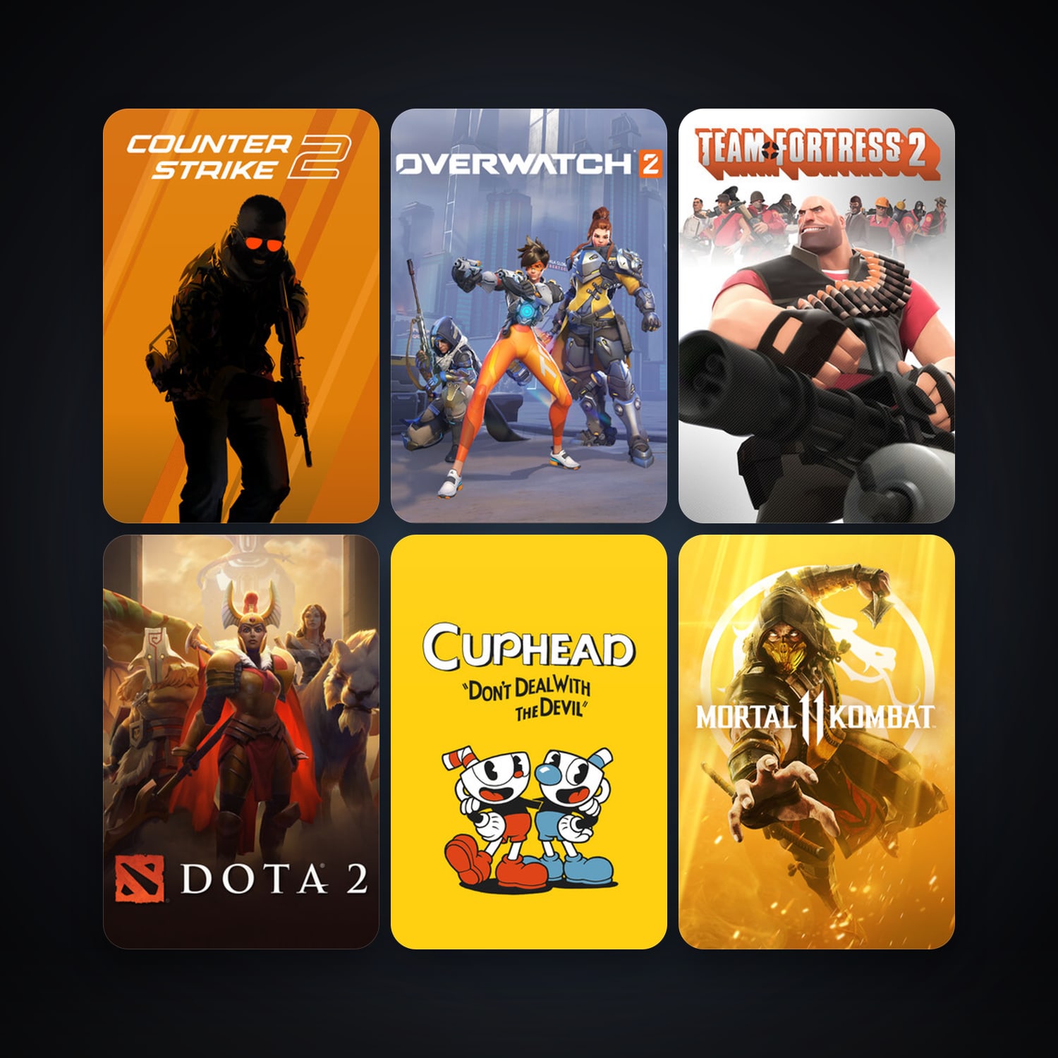Team Fortress 2 + Dota 2, 83 games, Steam 27, clean — HabibiAccounts