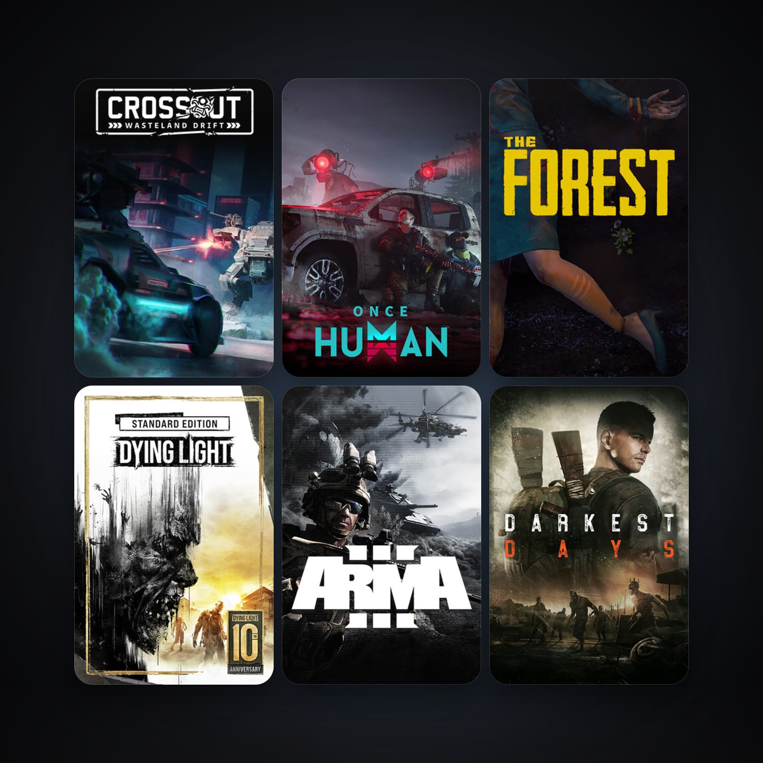 Arma 3 + Dying Light, 10 games, clean — HabibiAccounts